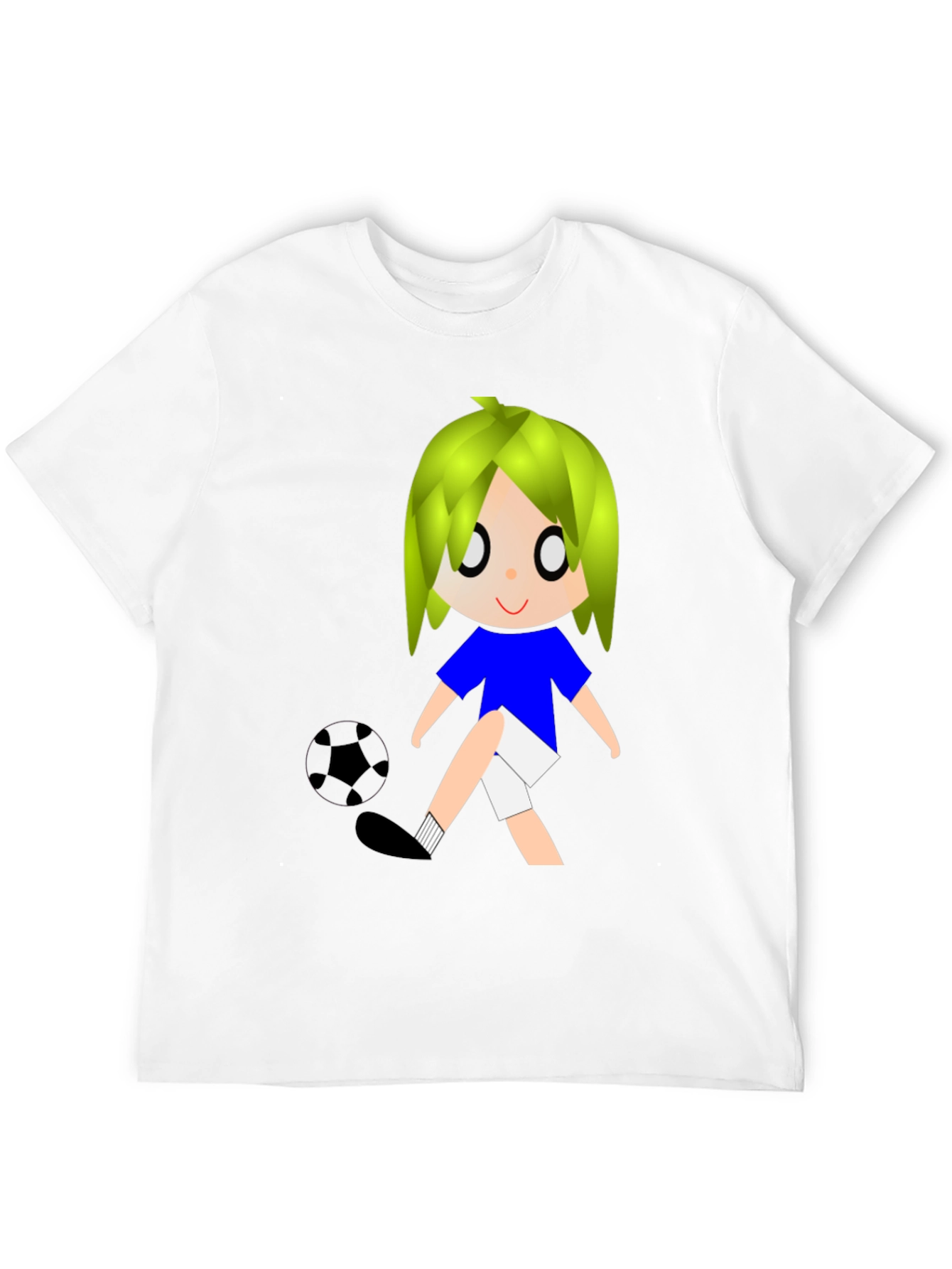 Cartoon Soccer Player T-Shirt