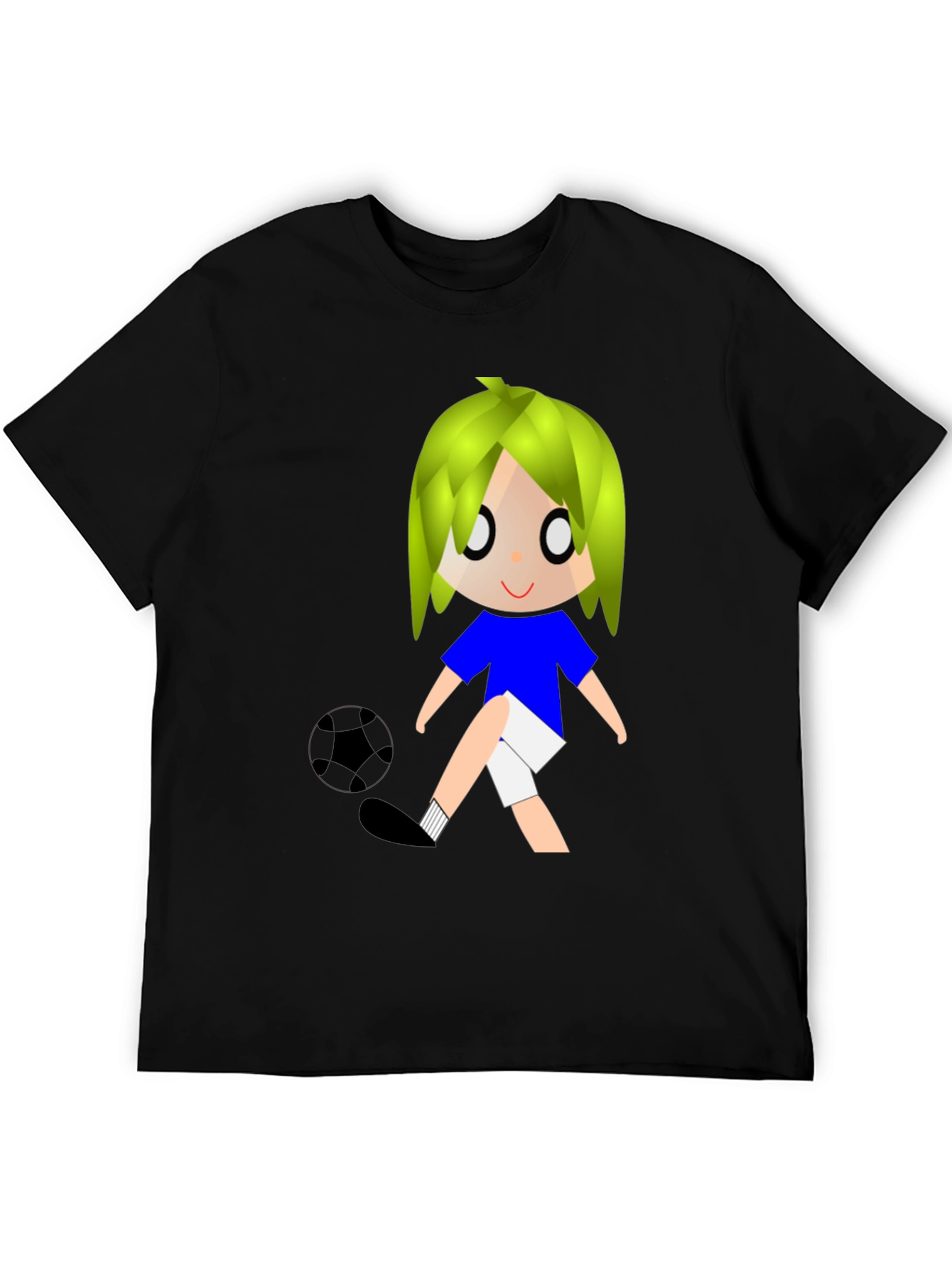 Cartoon Soccer Player T-Shirt