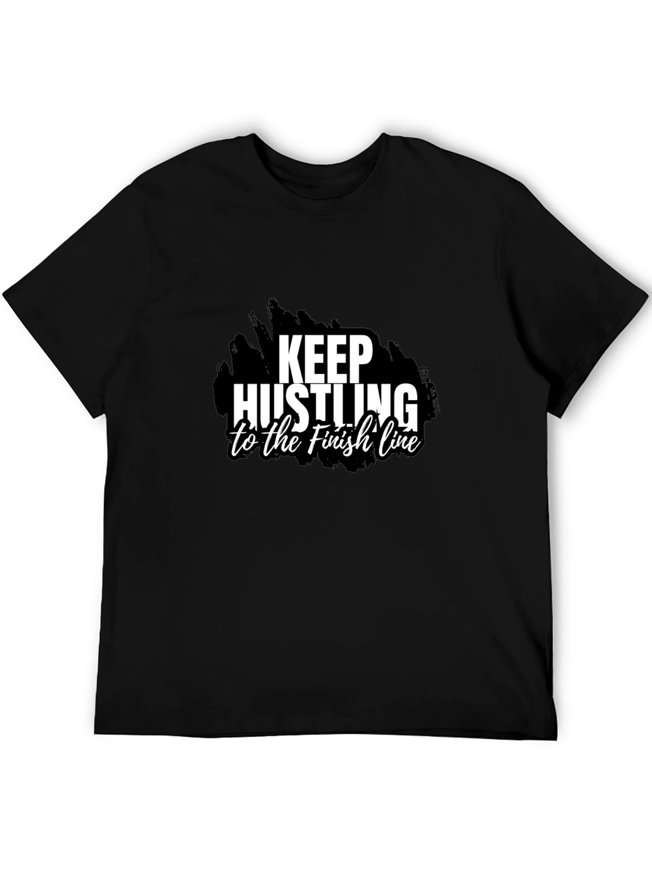 Keep Hustling T-Shirt Black Graphic Tee