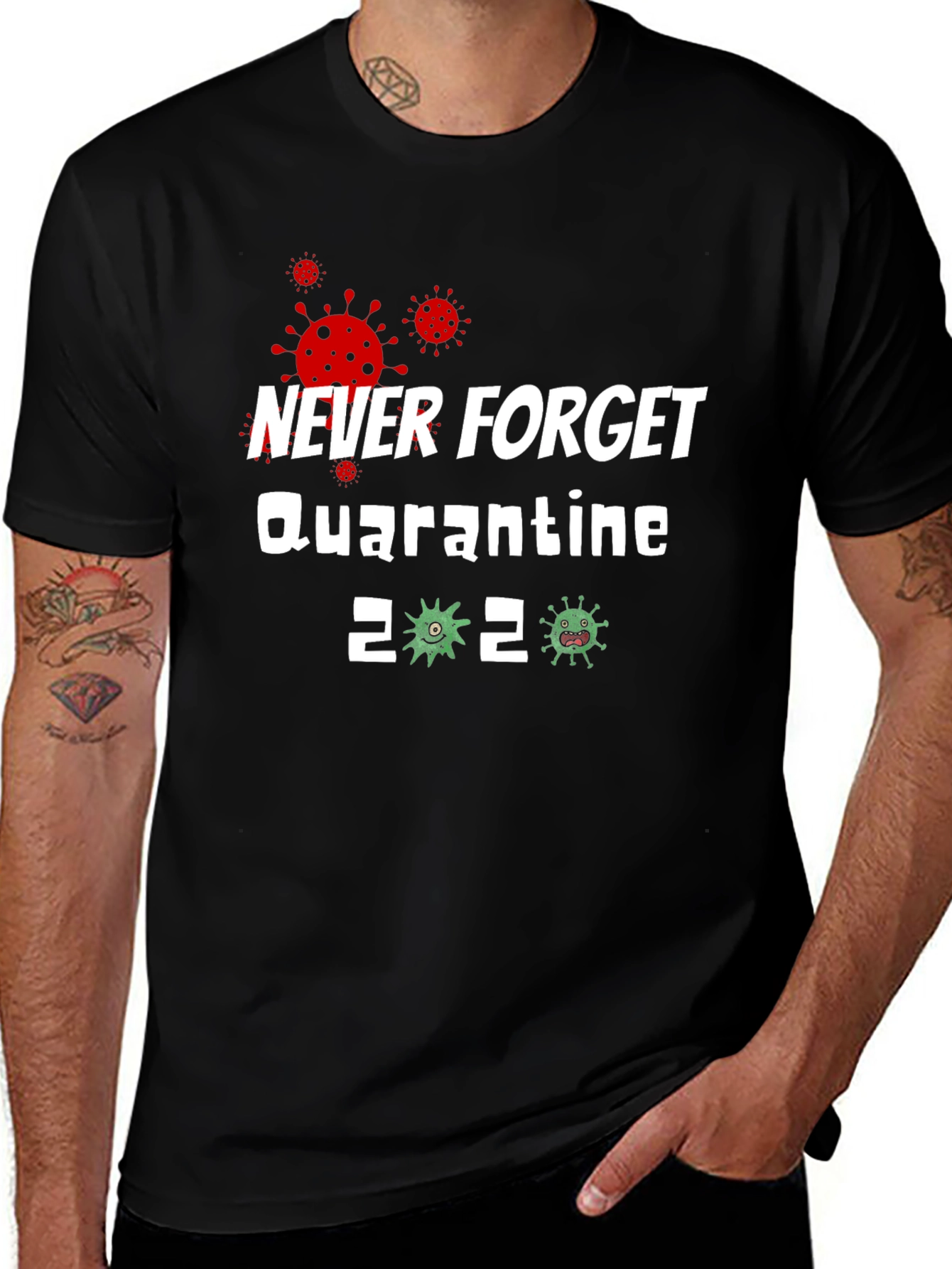 Never Forget Quarantine 2020 Graphic Tee
