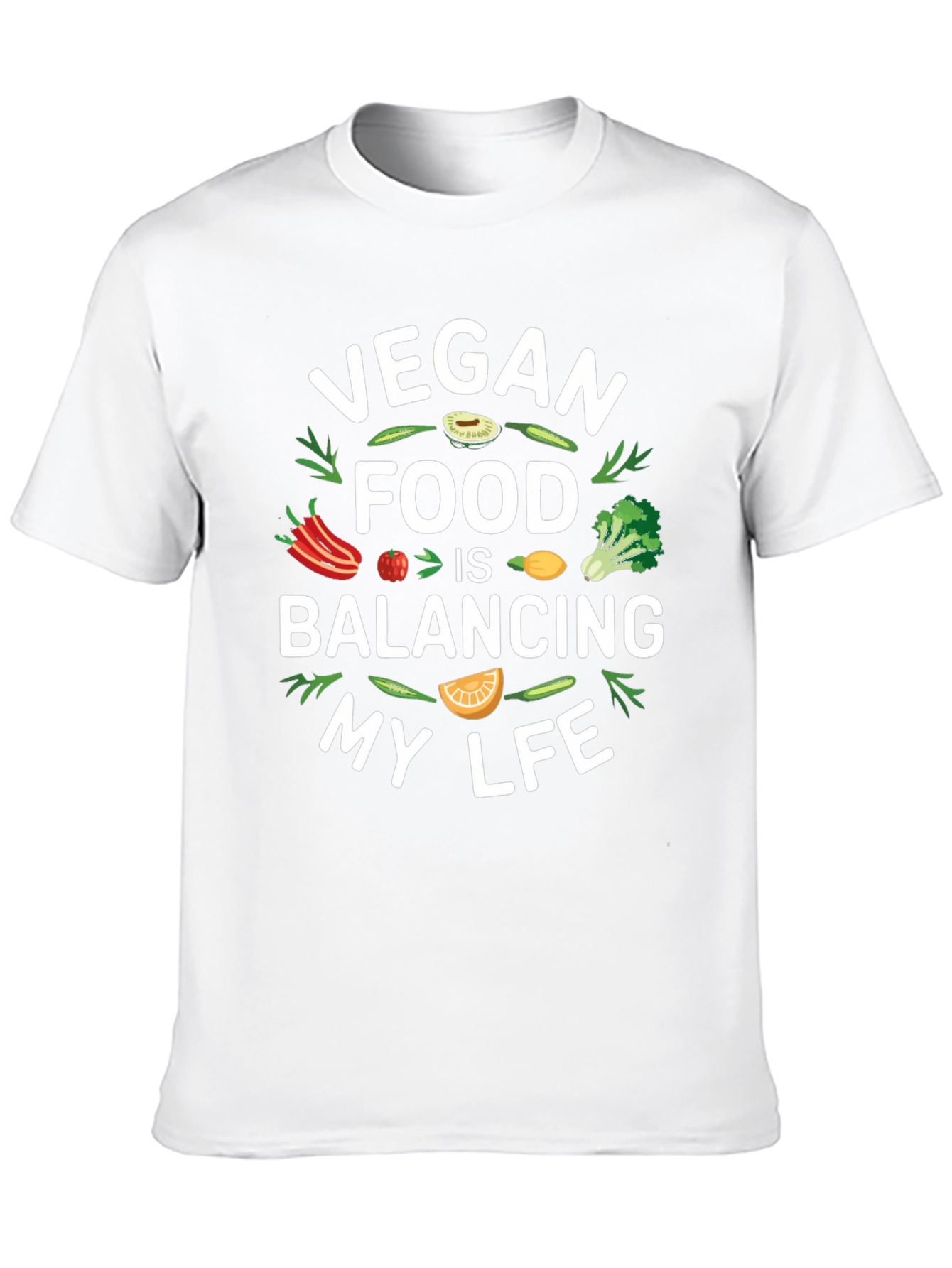 Vegan Food Balancing Life T-Shirt