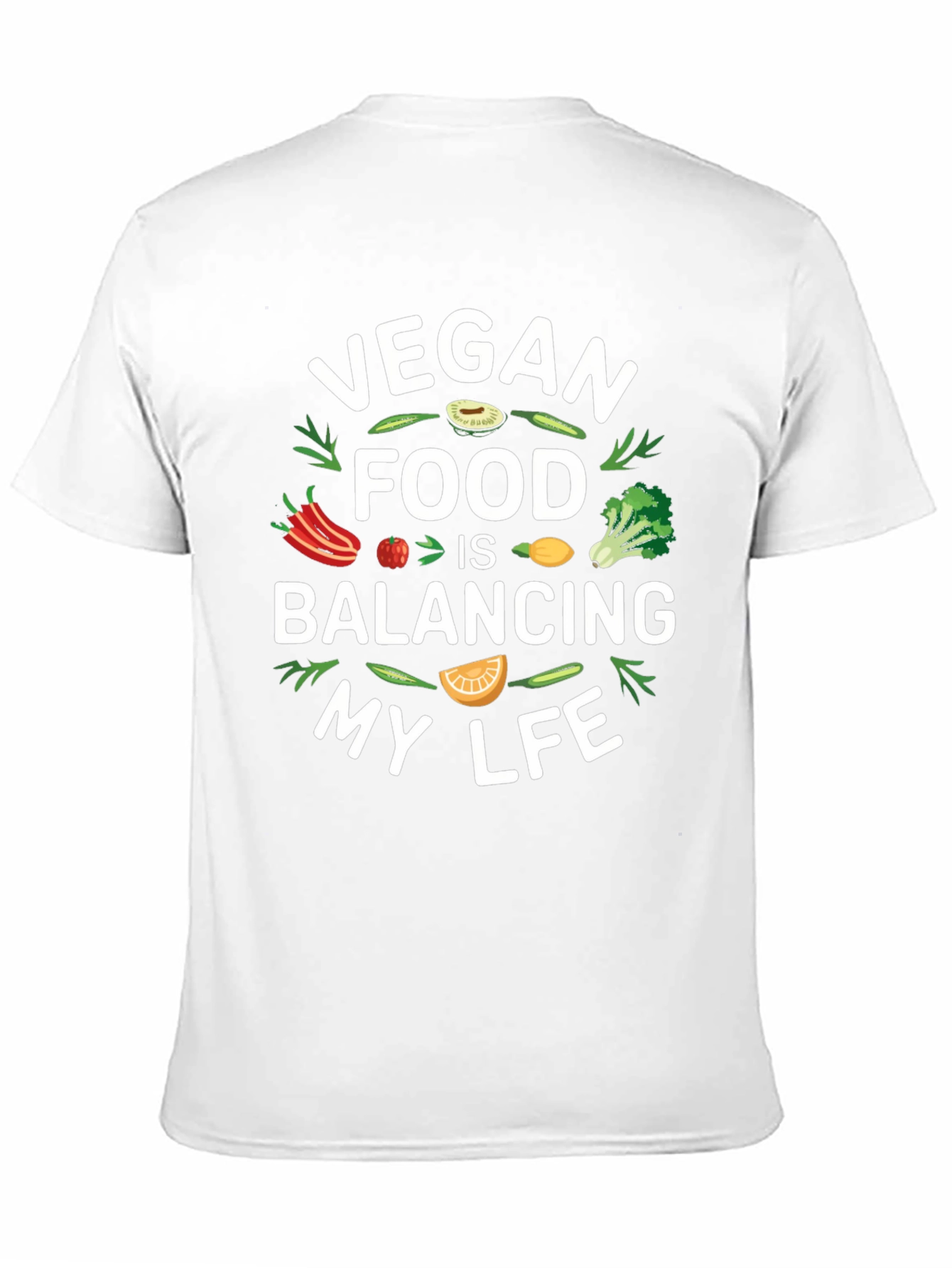 Vegan Food Balancing Life T-Shirt