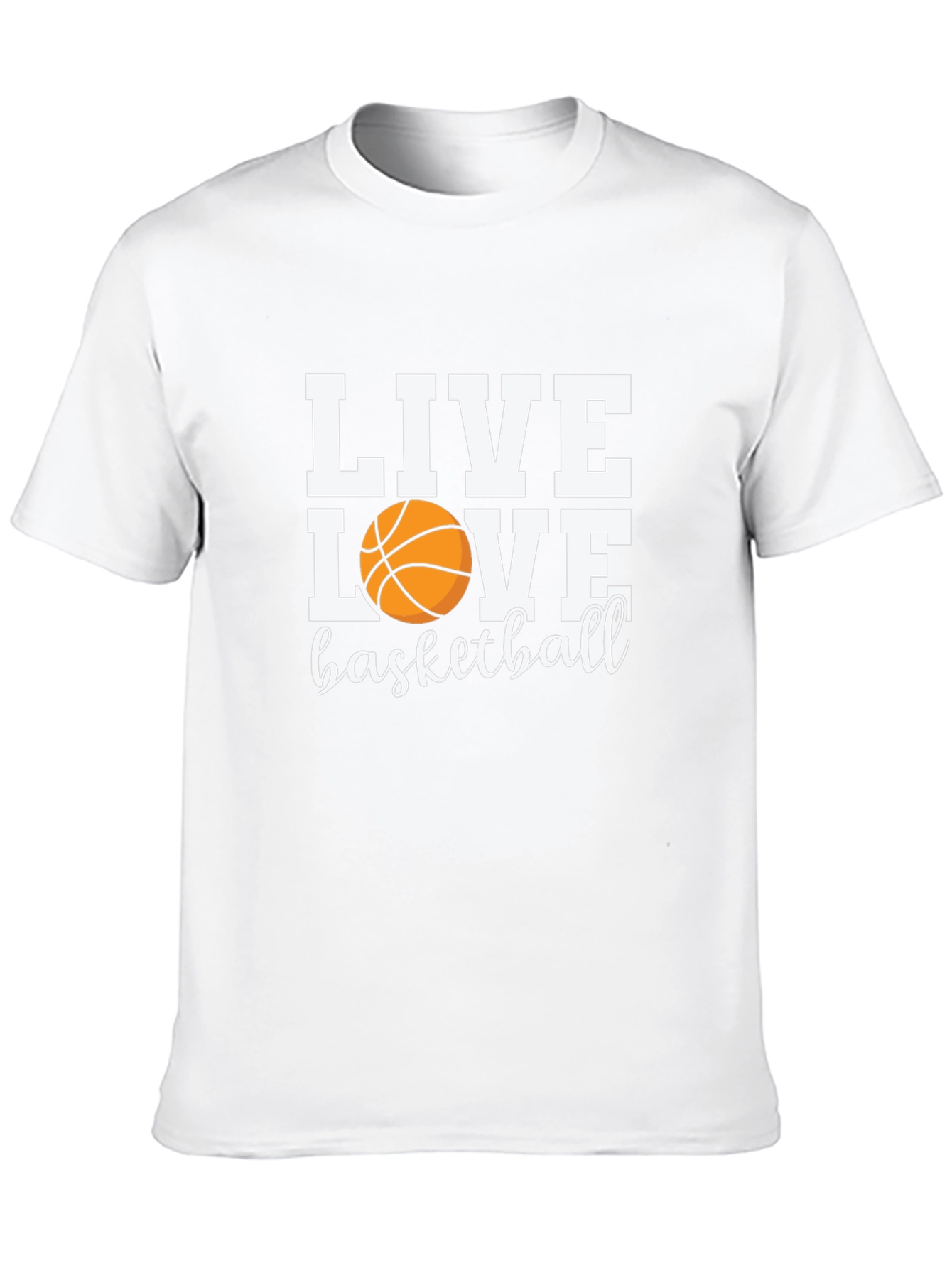 Live Love Basketball T-Shirt - Black Graphic Tee