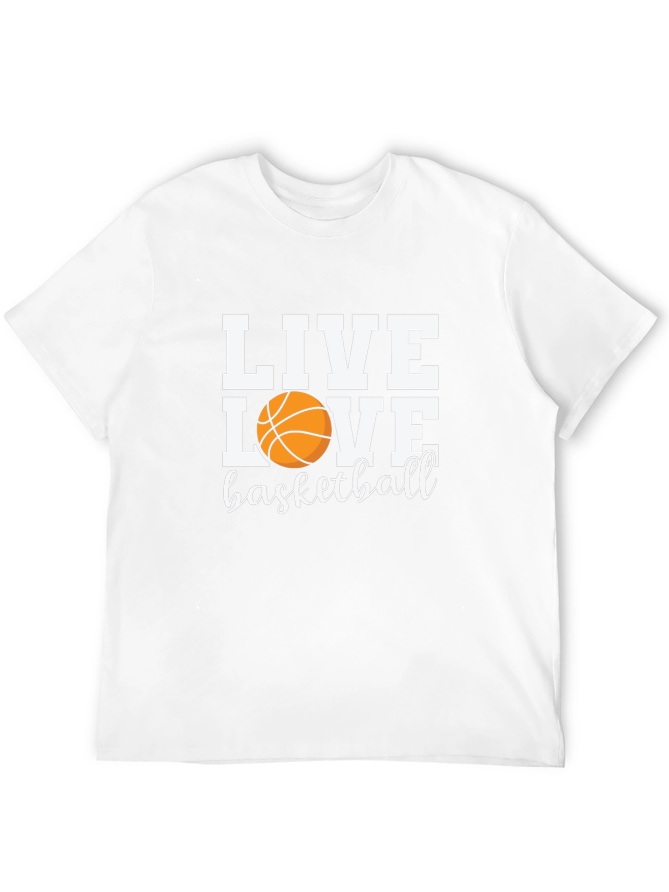 Live Love Basketball T-Shirt - Black Graphic Tee