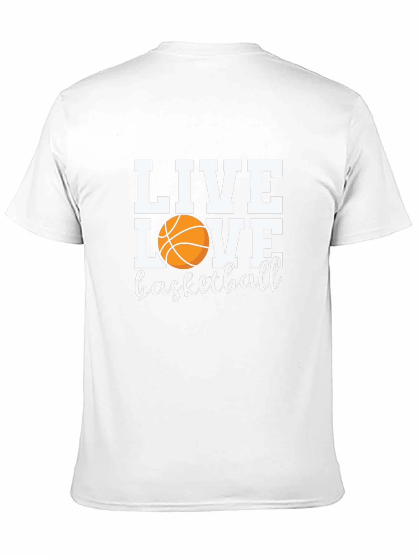 Live Love Basketball T-Shirt - Black Graphic Tee