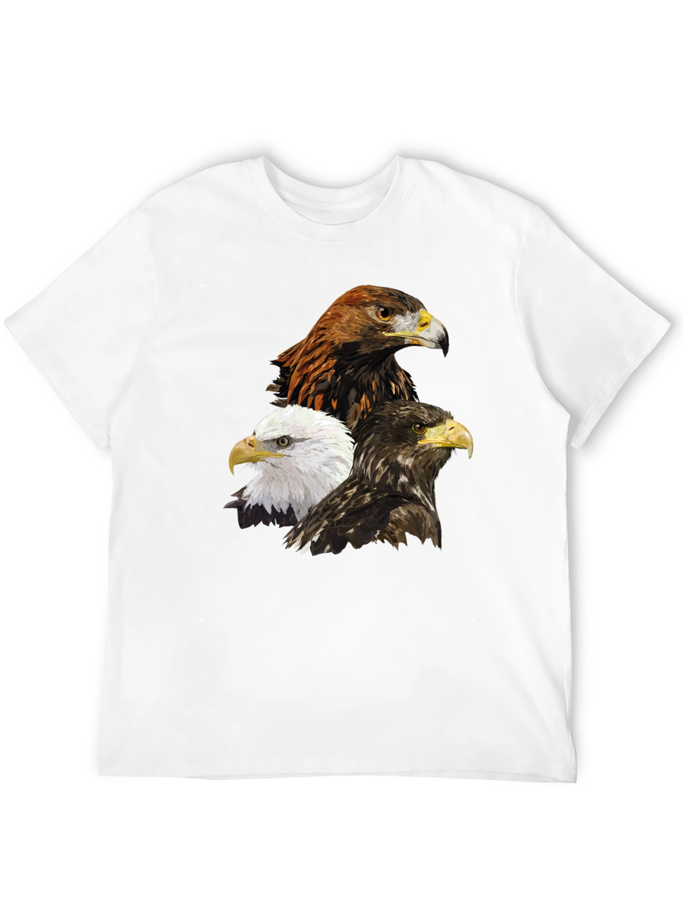 Majestic Eagle Trio Black T-Shirt
