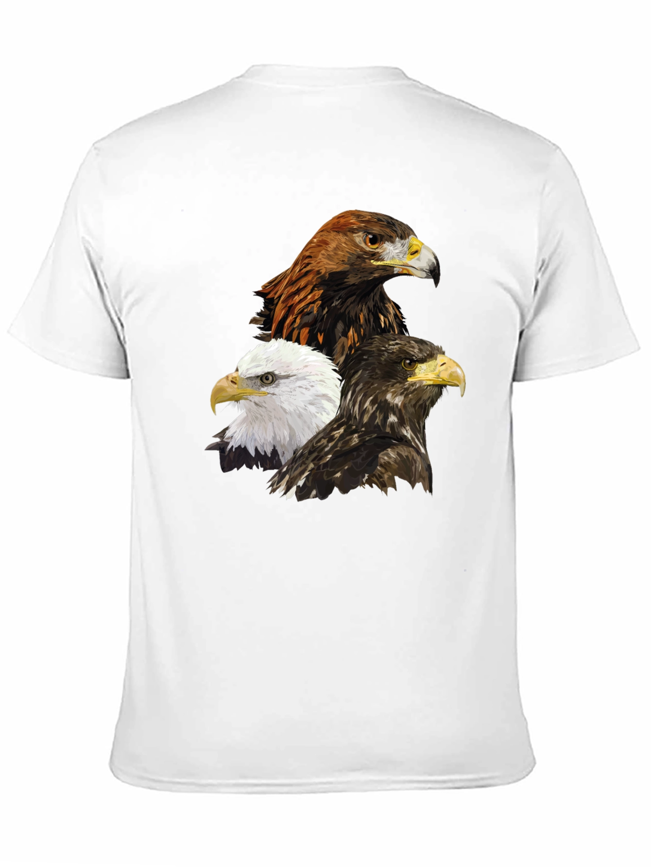Majestic Eagle Trio Black T-Shirt