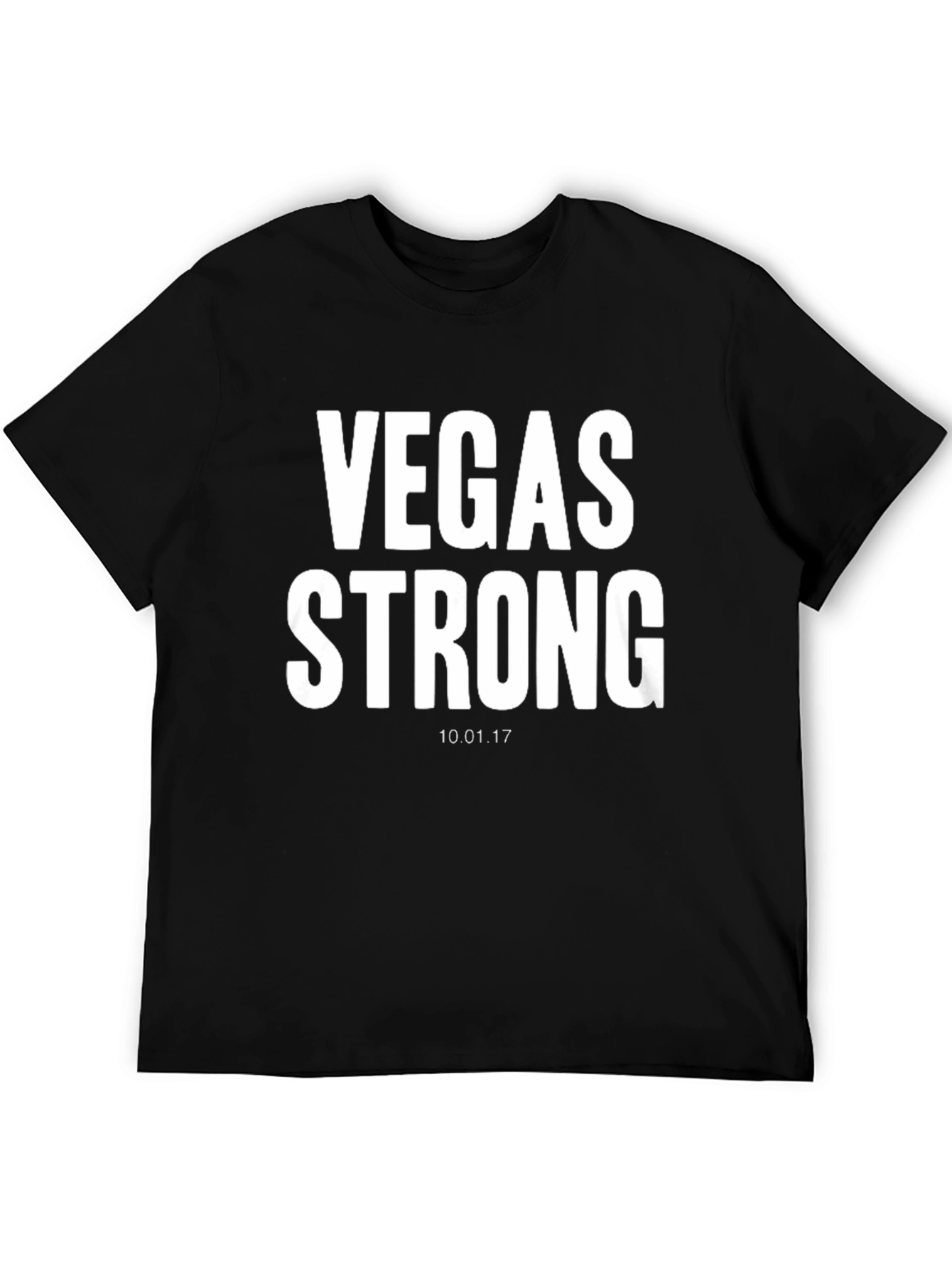 Vegas Strong T-Shirt - Black Short Sleeve
