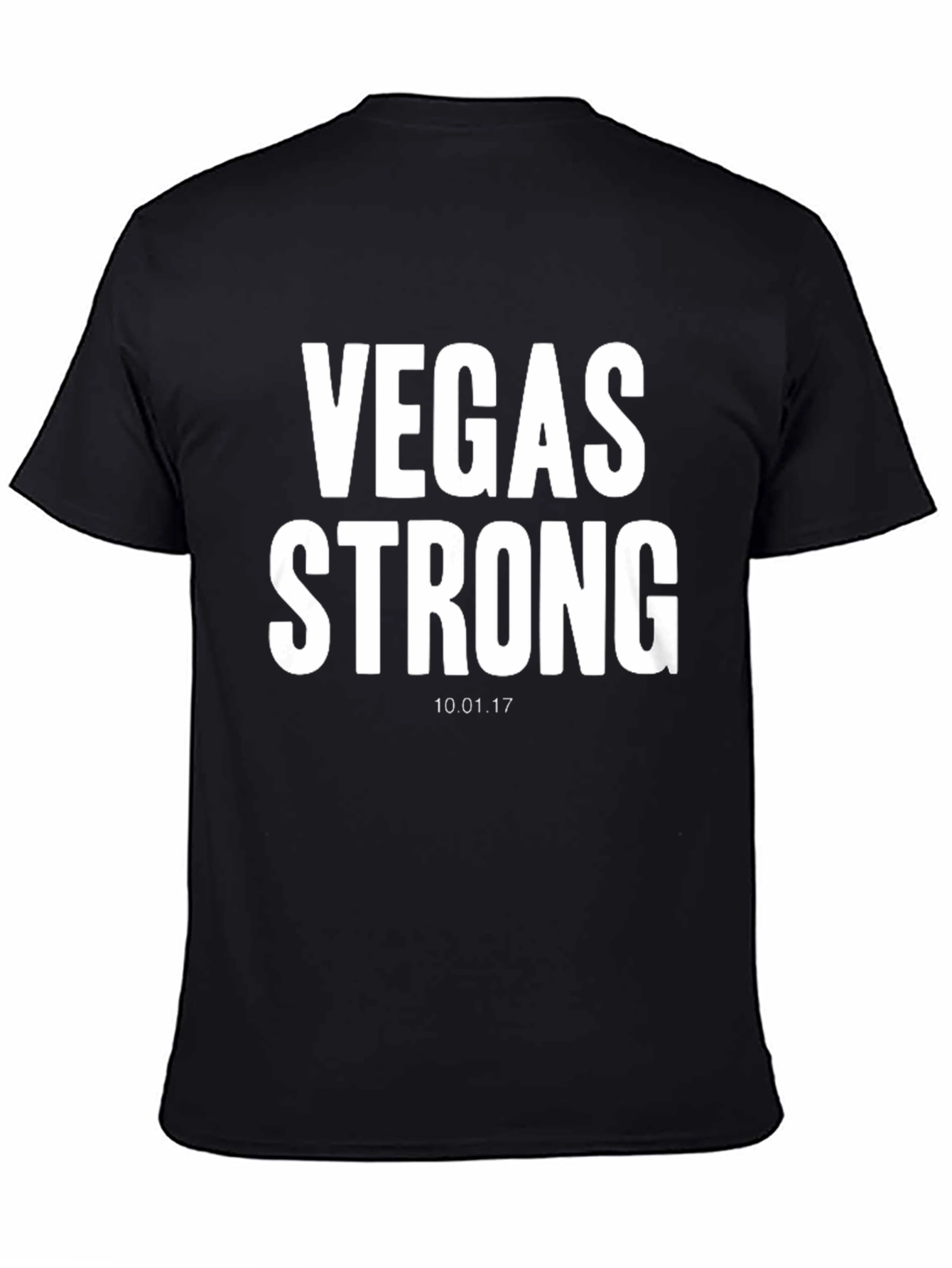 Vegas Strong T-Shirt - Black Short Sleeve