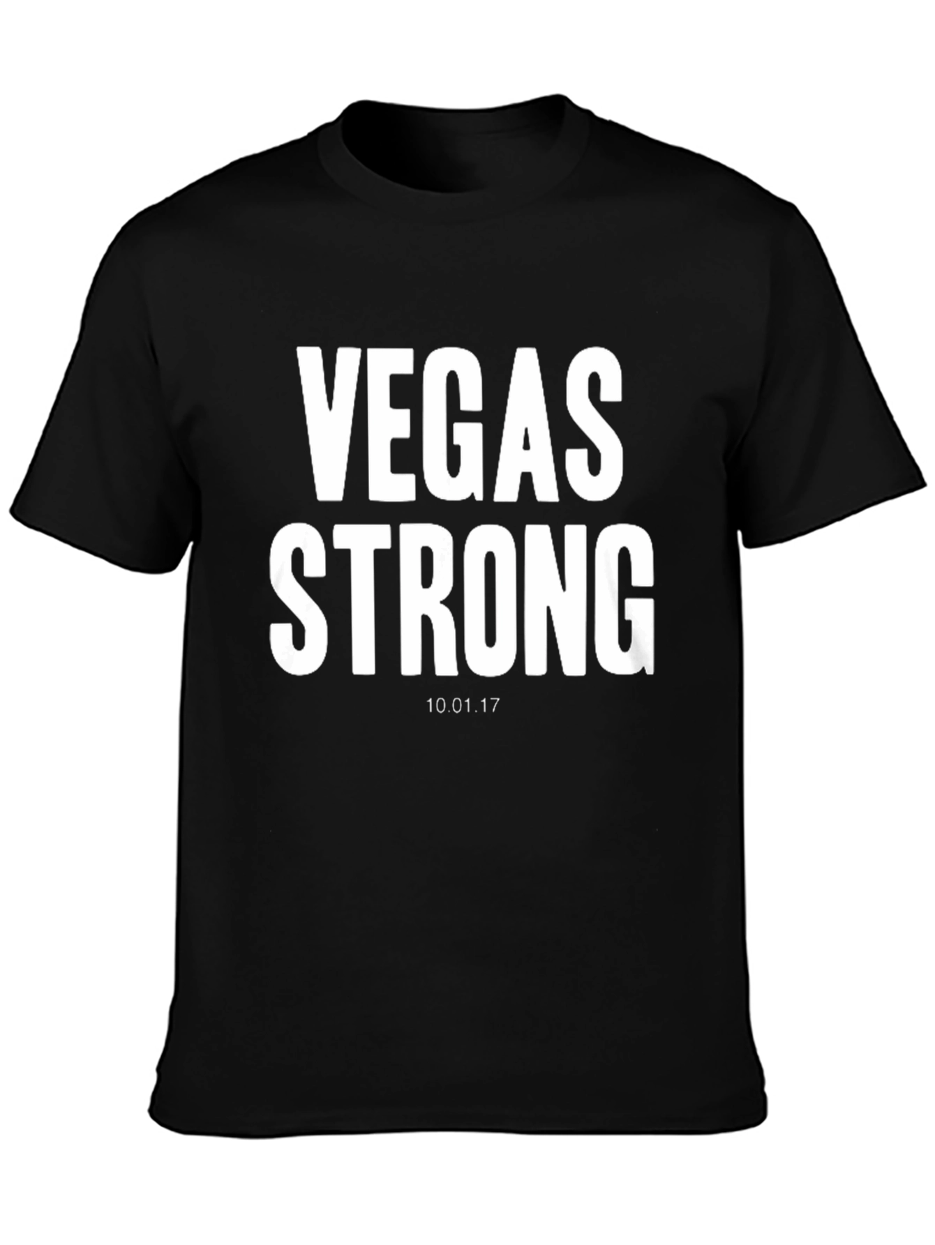 Vegas Strong T-Shirt - Black Short Sleeve