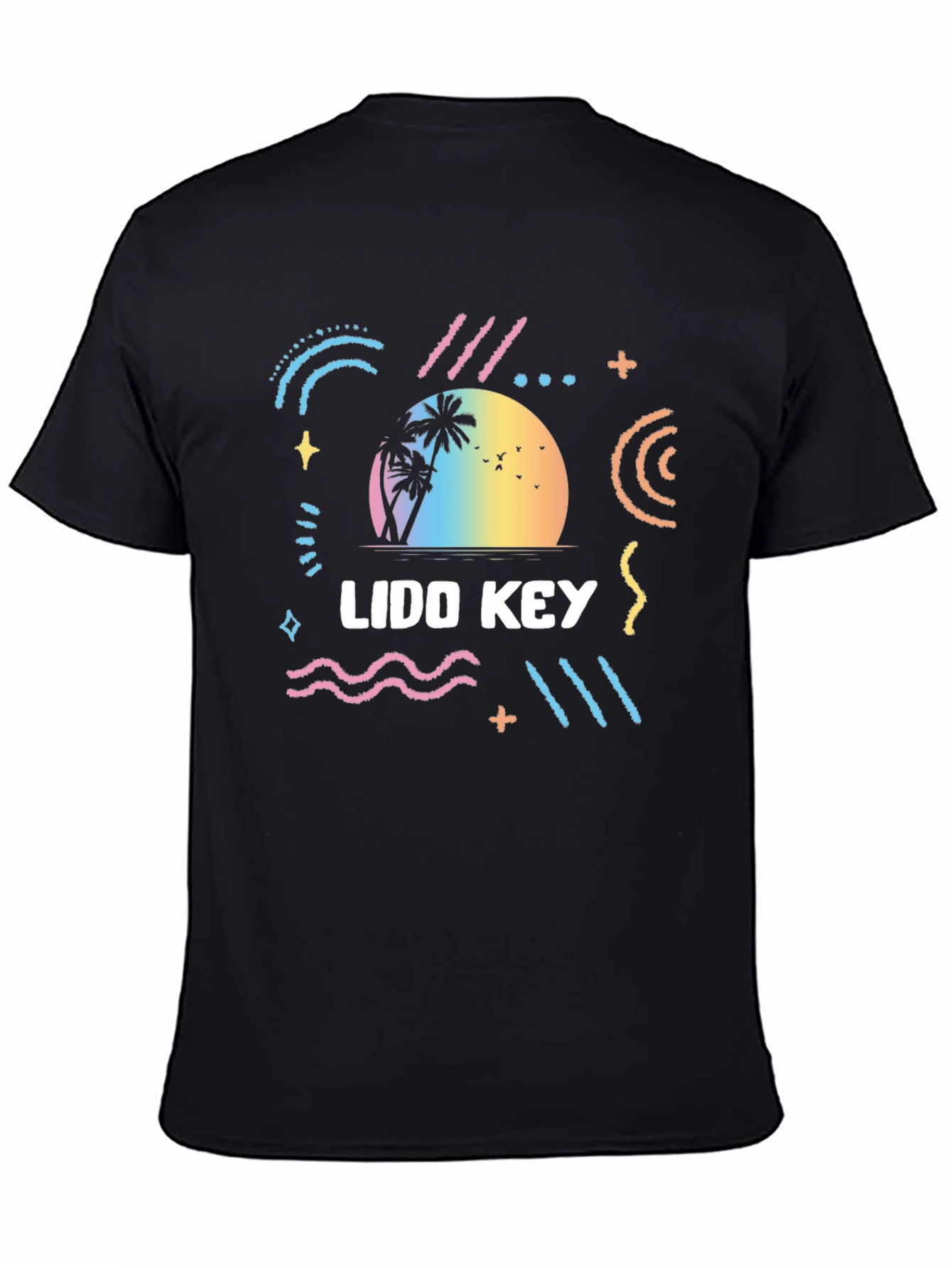 Lido Key Graphic Tee - Retro Beach Vibes