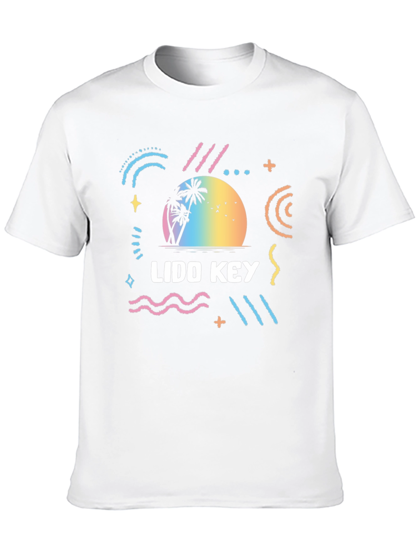 Lido Key Graphic Tee - Retro Beach Vibes