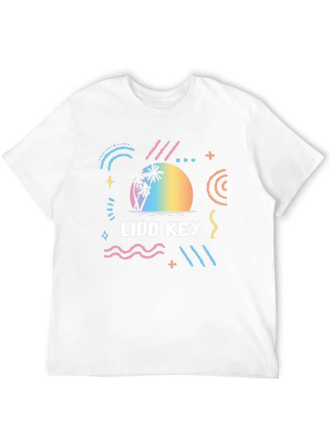 Lido Key Graphic Tee - Retro Beach Vibes