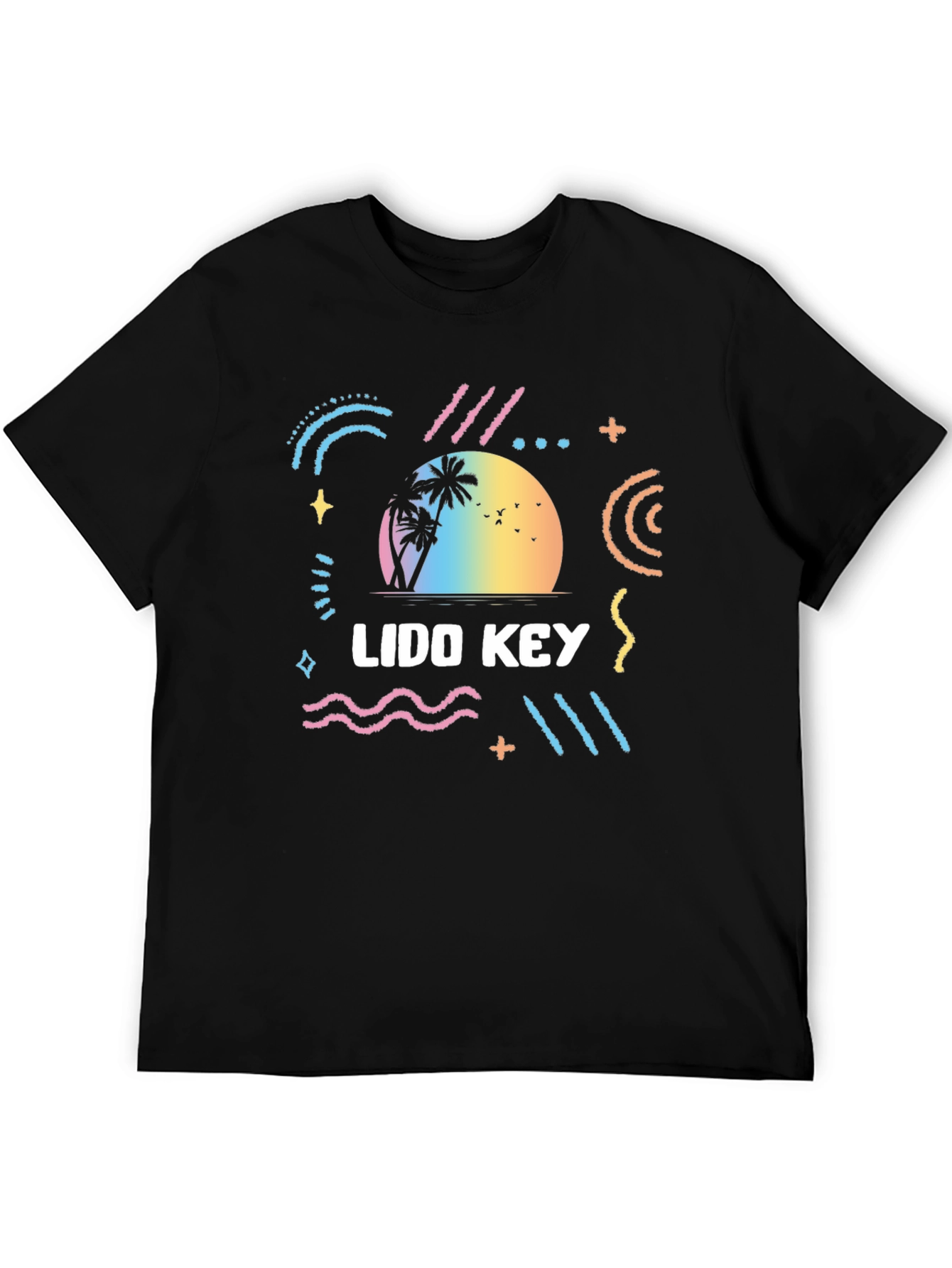 Lido Key Graphic Tee - Retro Beach Vibes