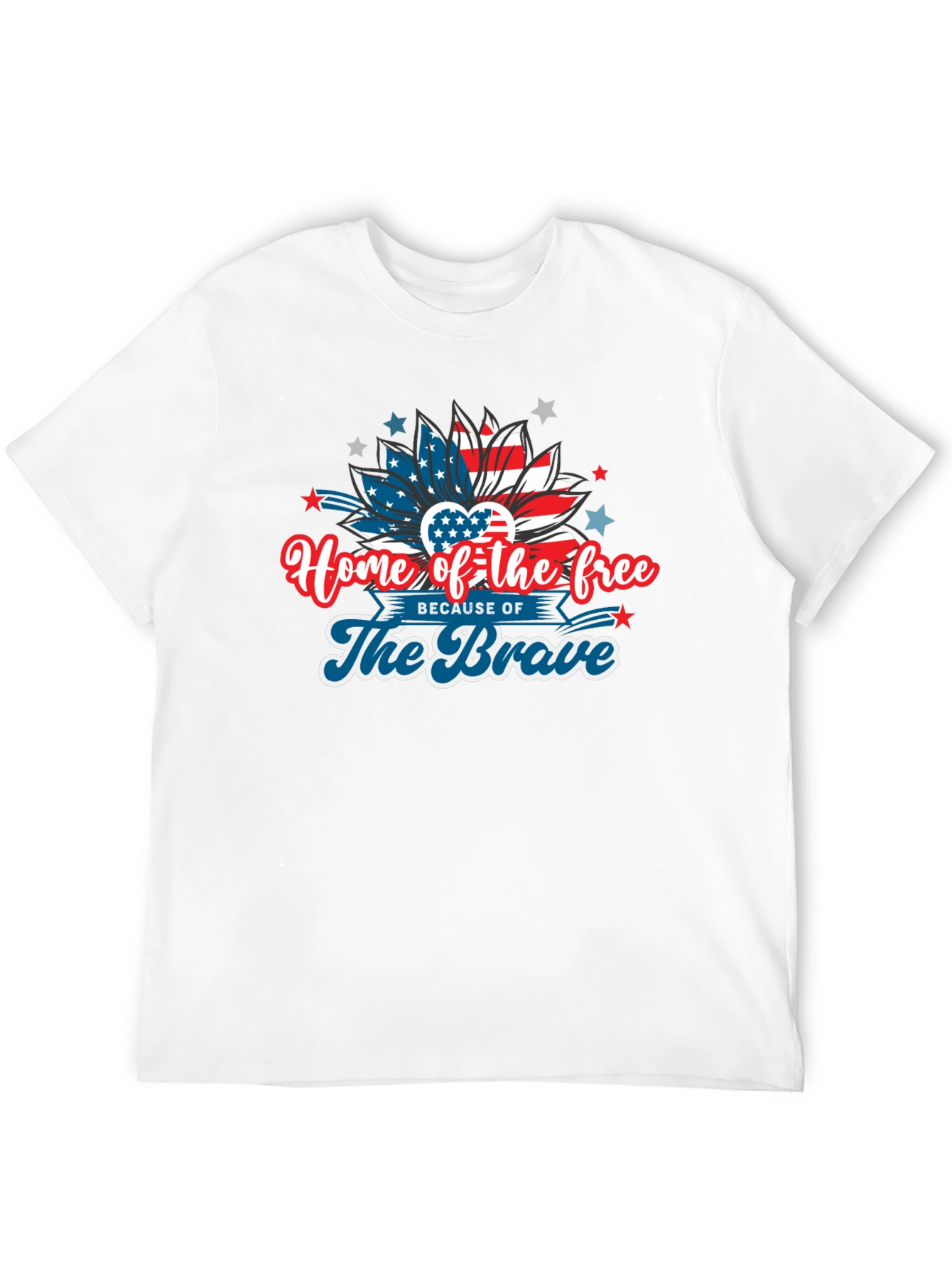 Home of the Free Patriotic Graphic Tee