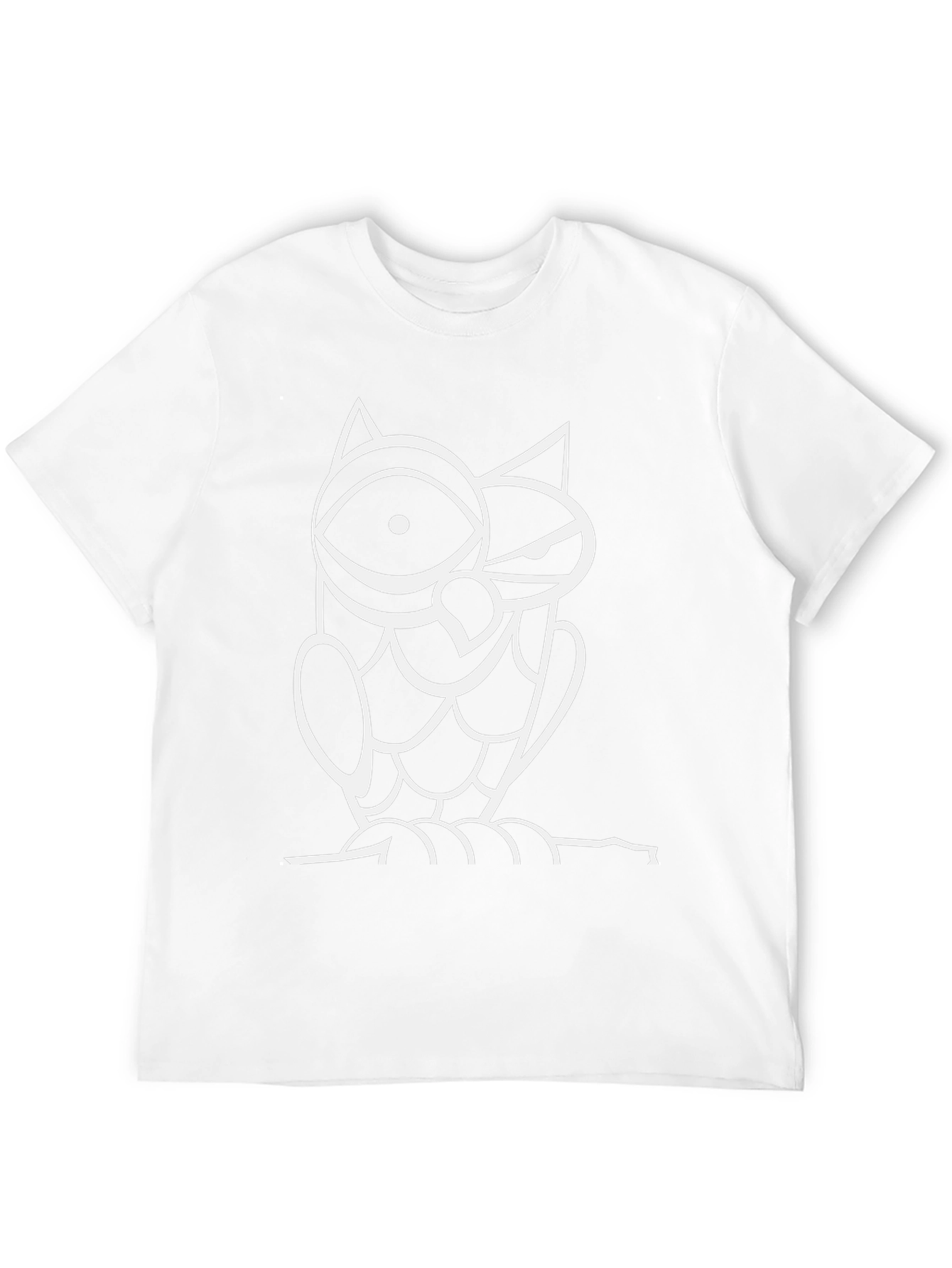 Cool Owl Graphic Black T-Shirt