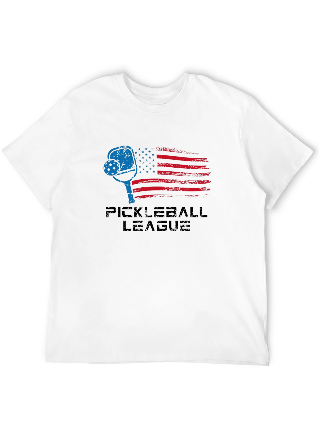 Pickleball League USA Flag Graphic T-Shirt
