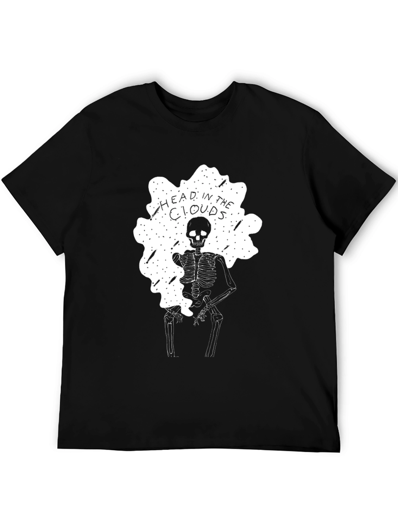 Head in the Clouds Skeleton Graphic Tee