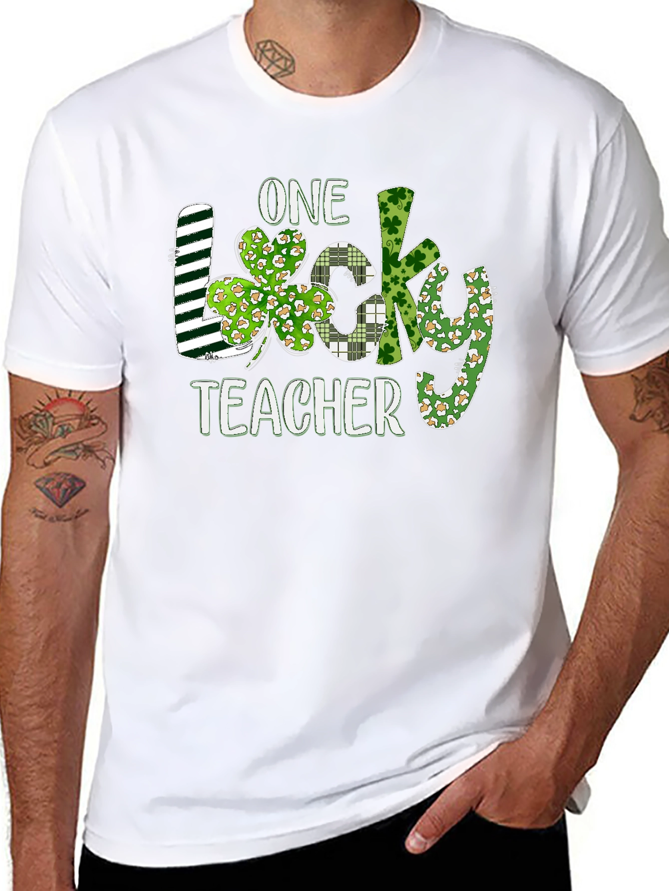 One Lucky Teacher St. Patricks Day T-Shirt
