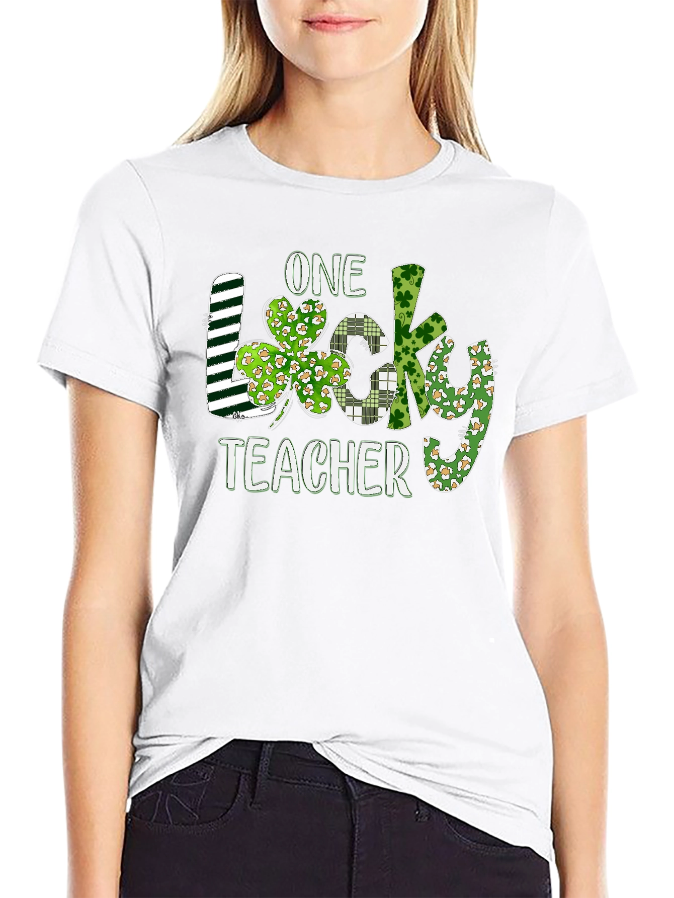 One Lucky Teacher St. Patricks Day T-Shirt