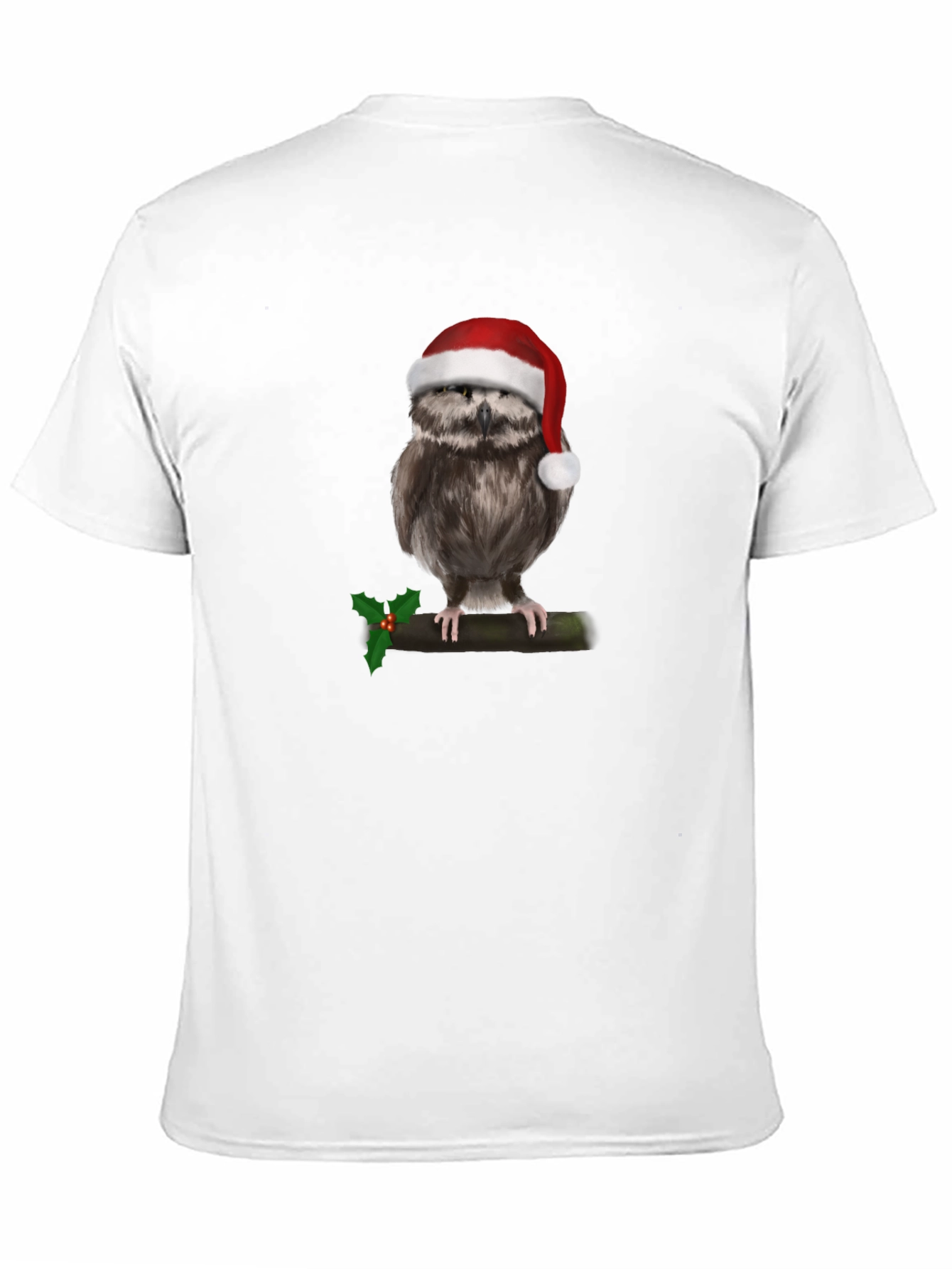Christmas Owl Graphic Tee - Holiday Cheer!