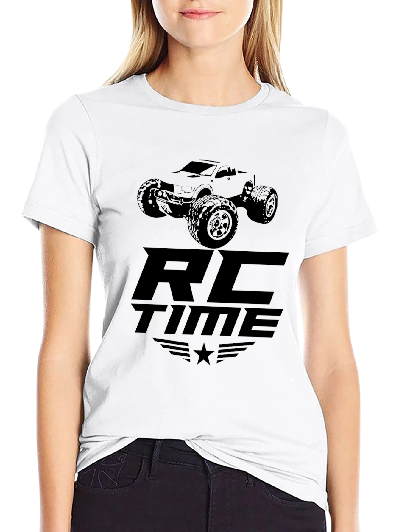 RC Time Black Graphic T-Shirt