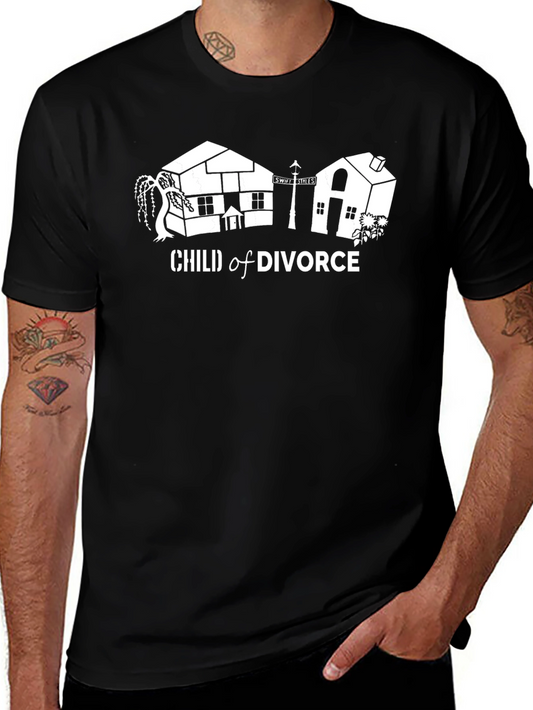 Child of Divorce Graphic Tee - Black Unisex T-Shirt