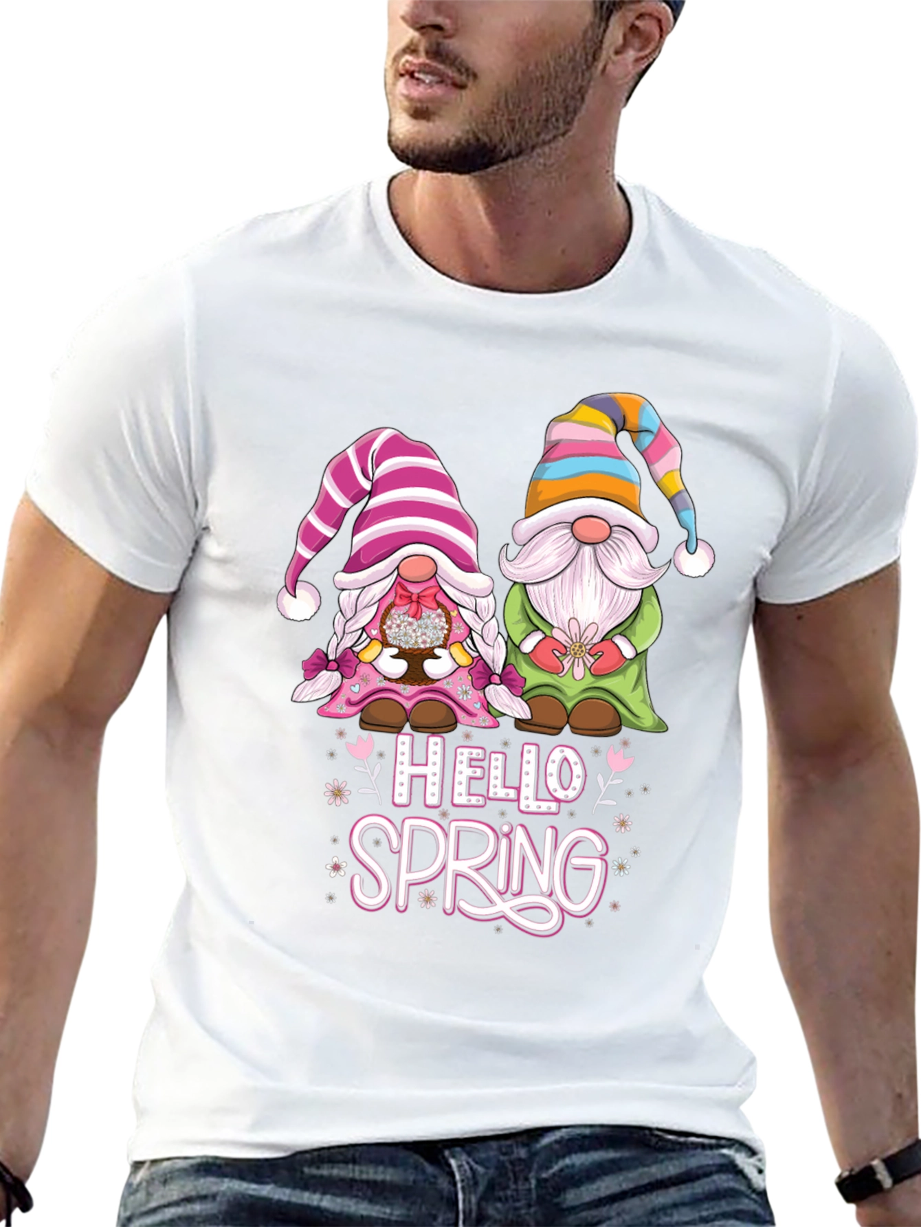 Hello Spring Gnome T-Shirt