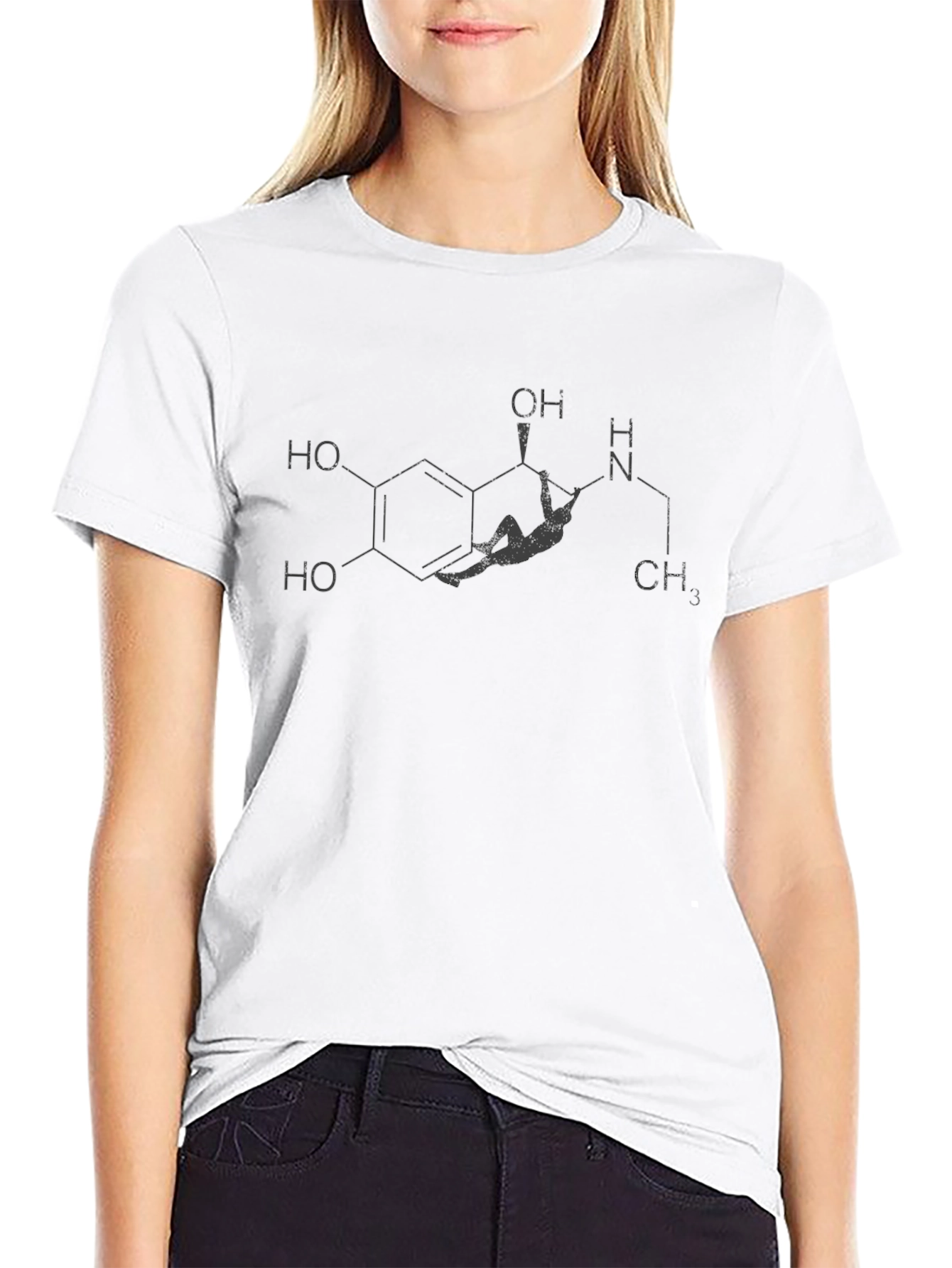 Climbing Molecule T-Shirt - Black