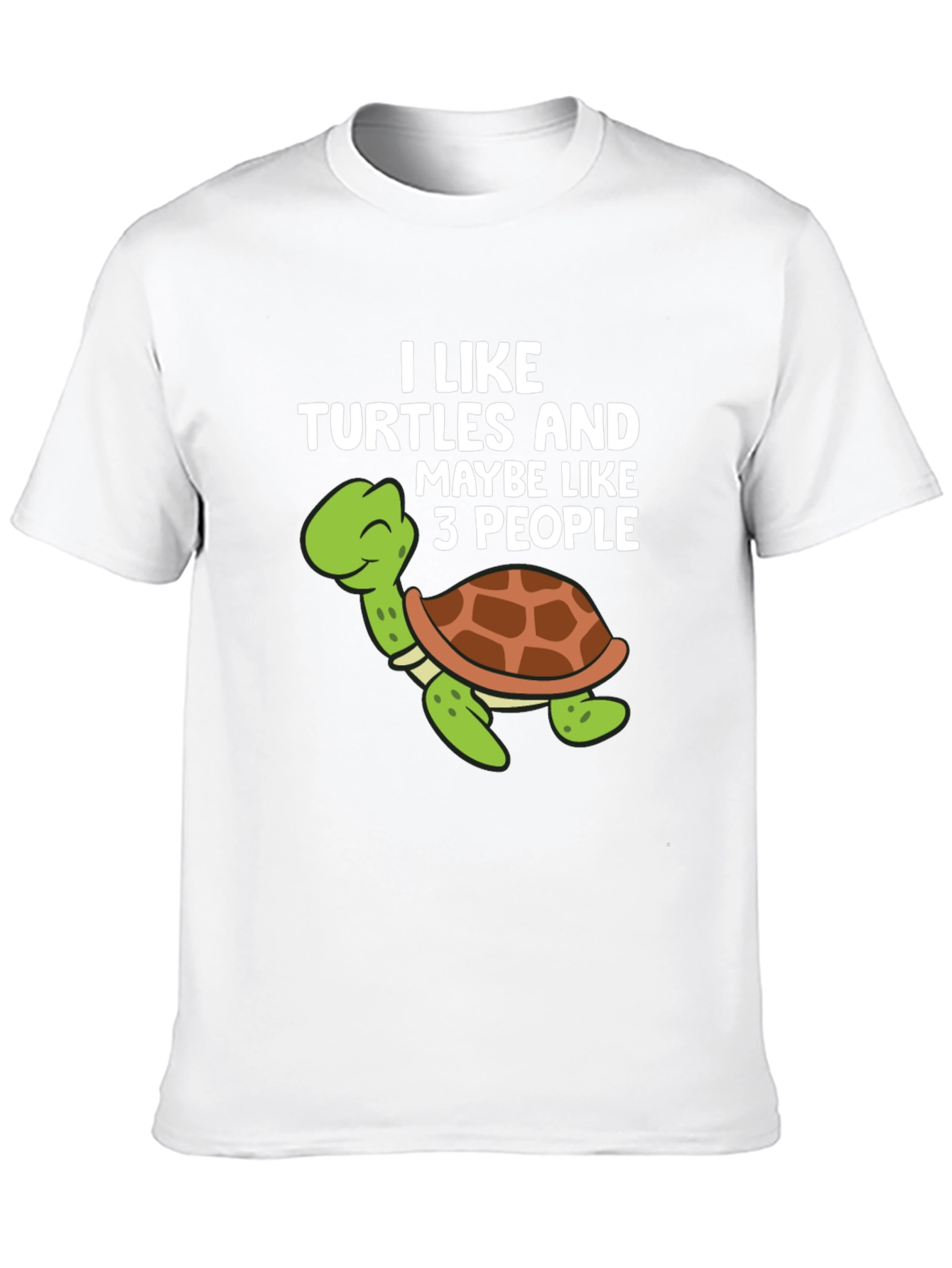 Funny Turtle Graphic T-Shirt - I Like Turtles