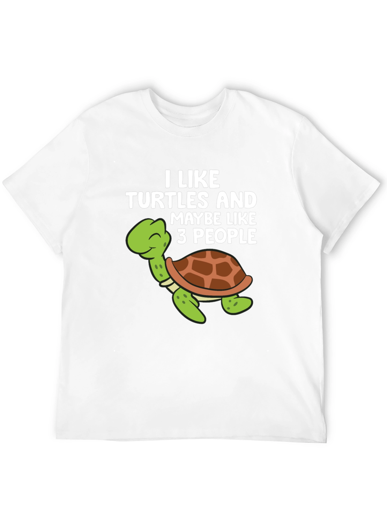 Funny Turtle Graphic T-Shirt - I Like Turtles
