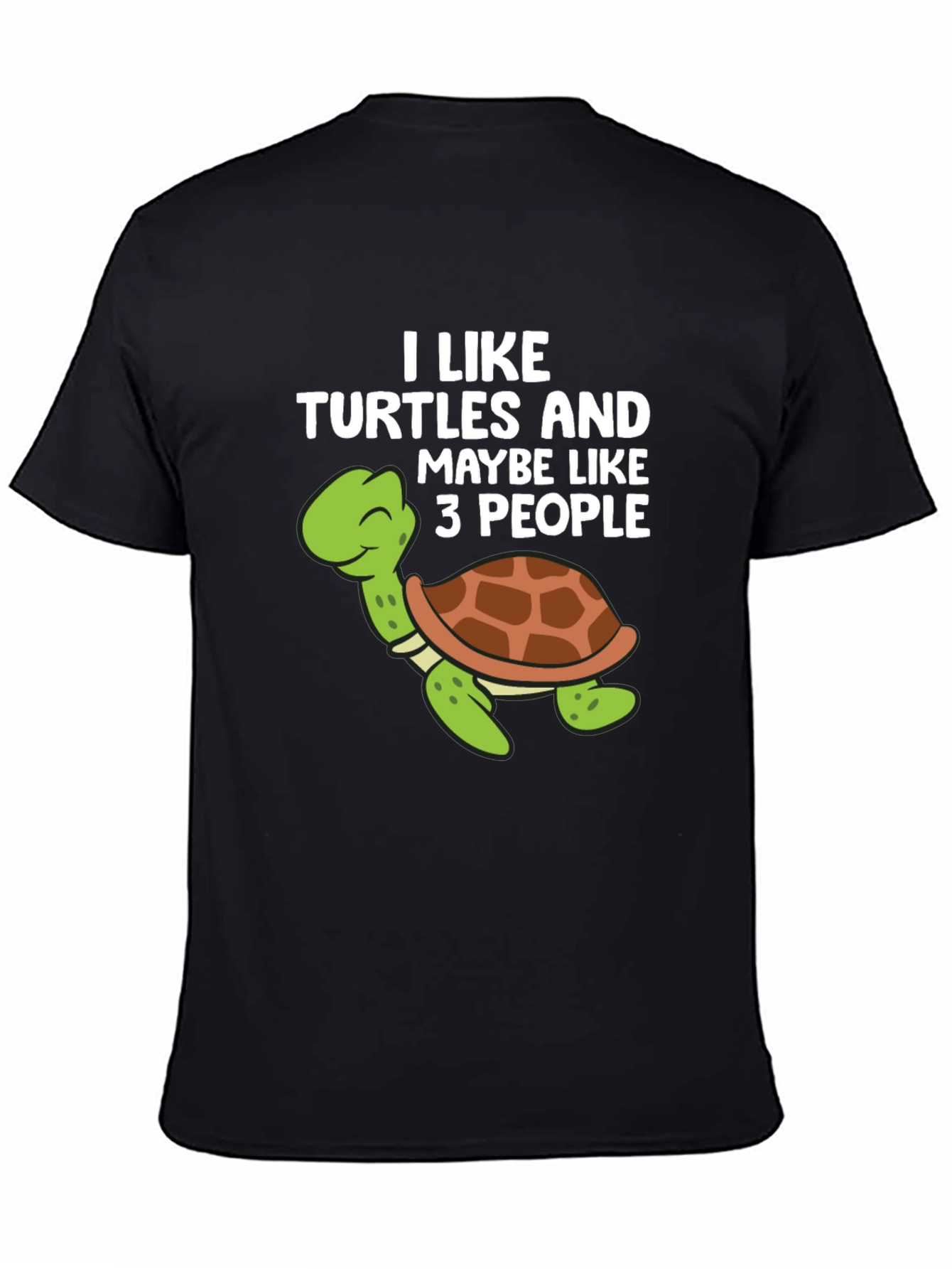 Funny Turtle Graphic T-Shirt - I Like Turtles