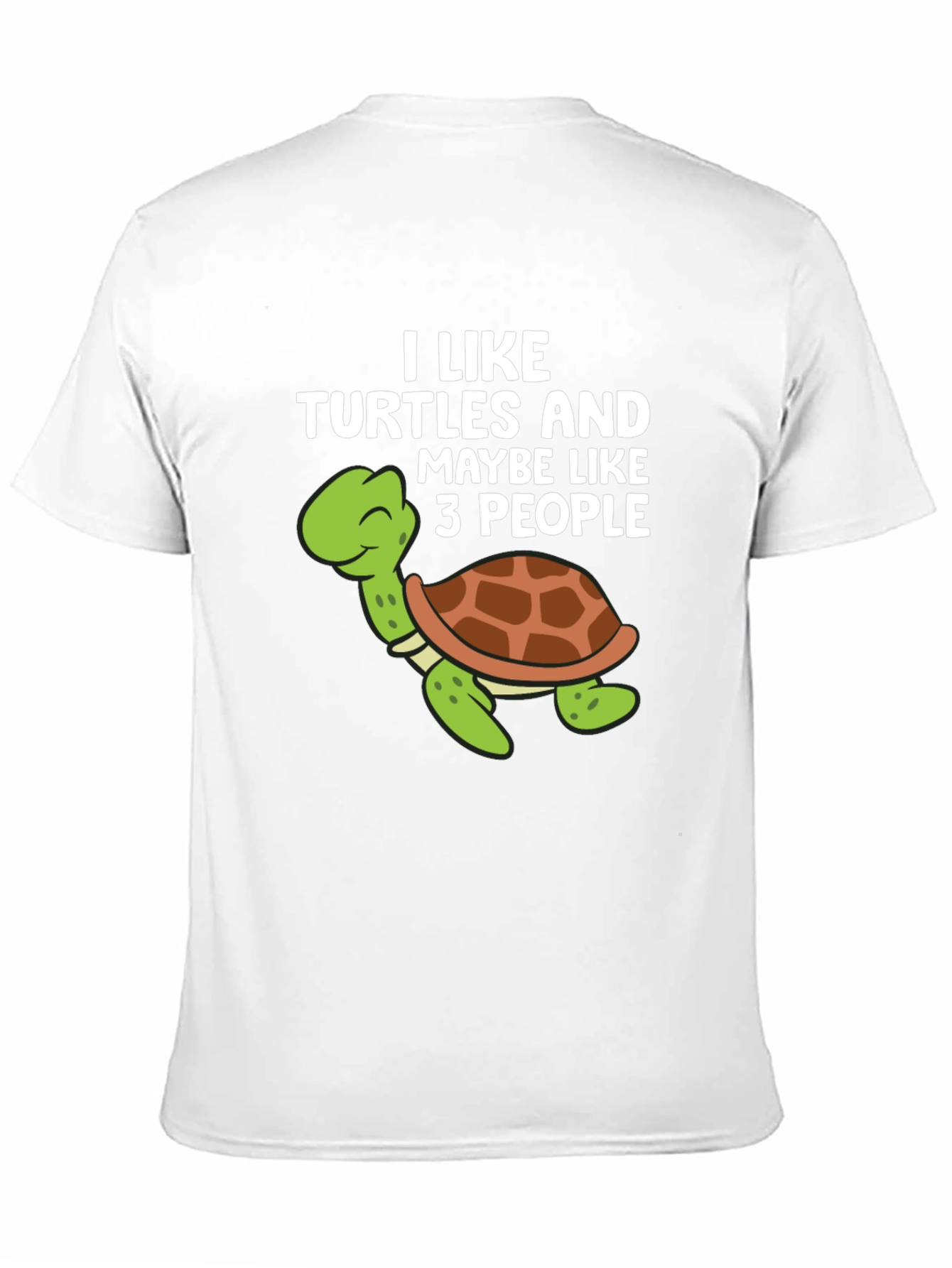 Funny Turtle Graphic T-Shirt - I Like Turtles