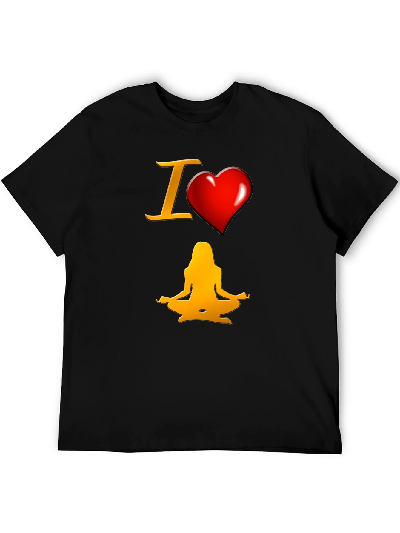 I Heart Yoga T-Shirt - Meditate in Style