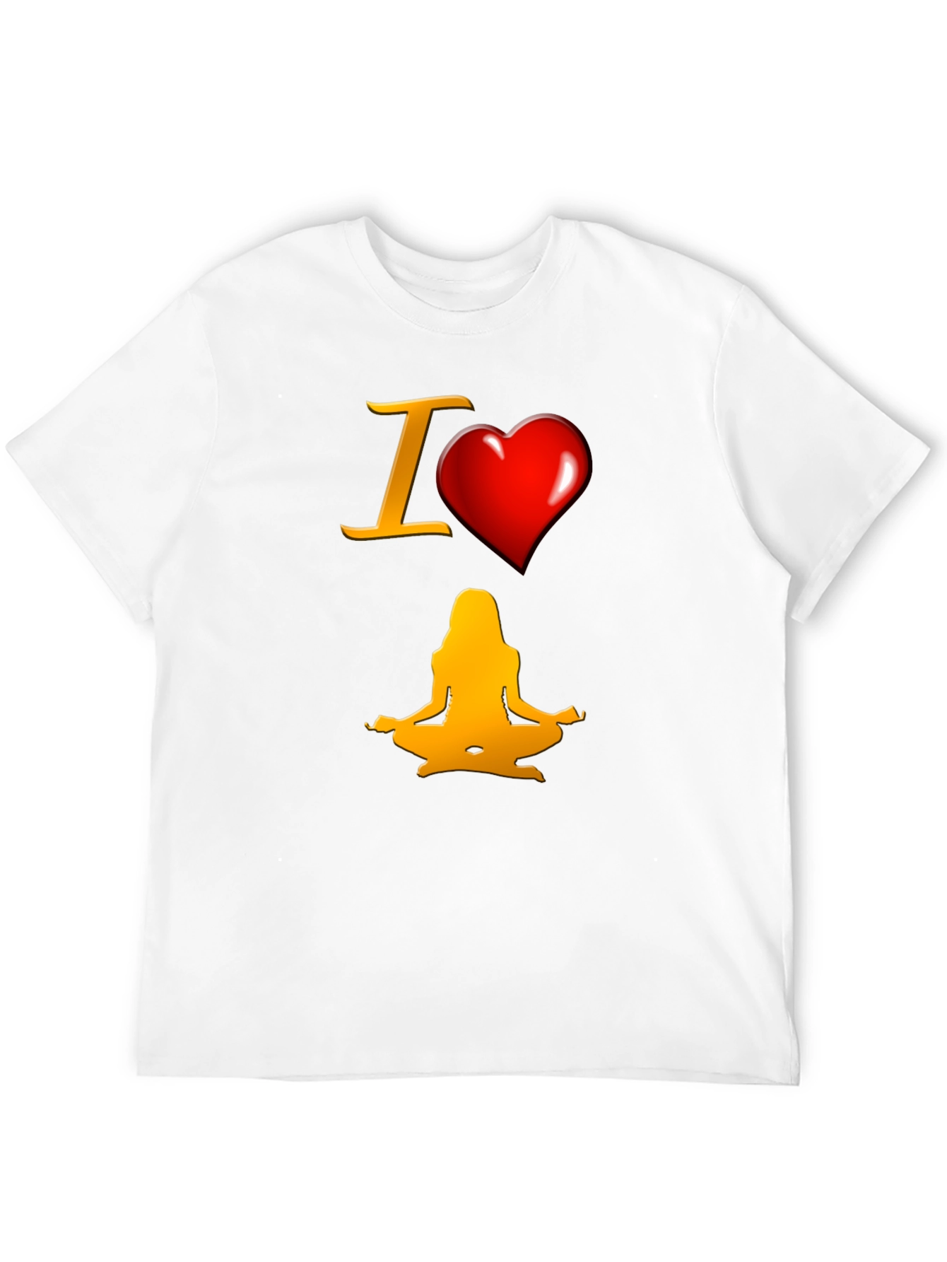 I Heart Yoga T-Shirt - Meditate in Style