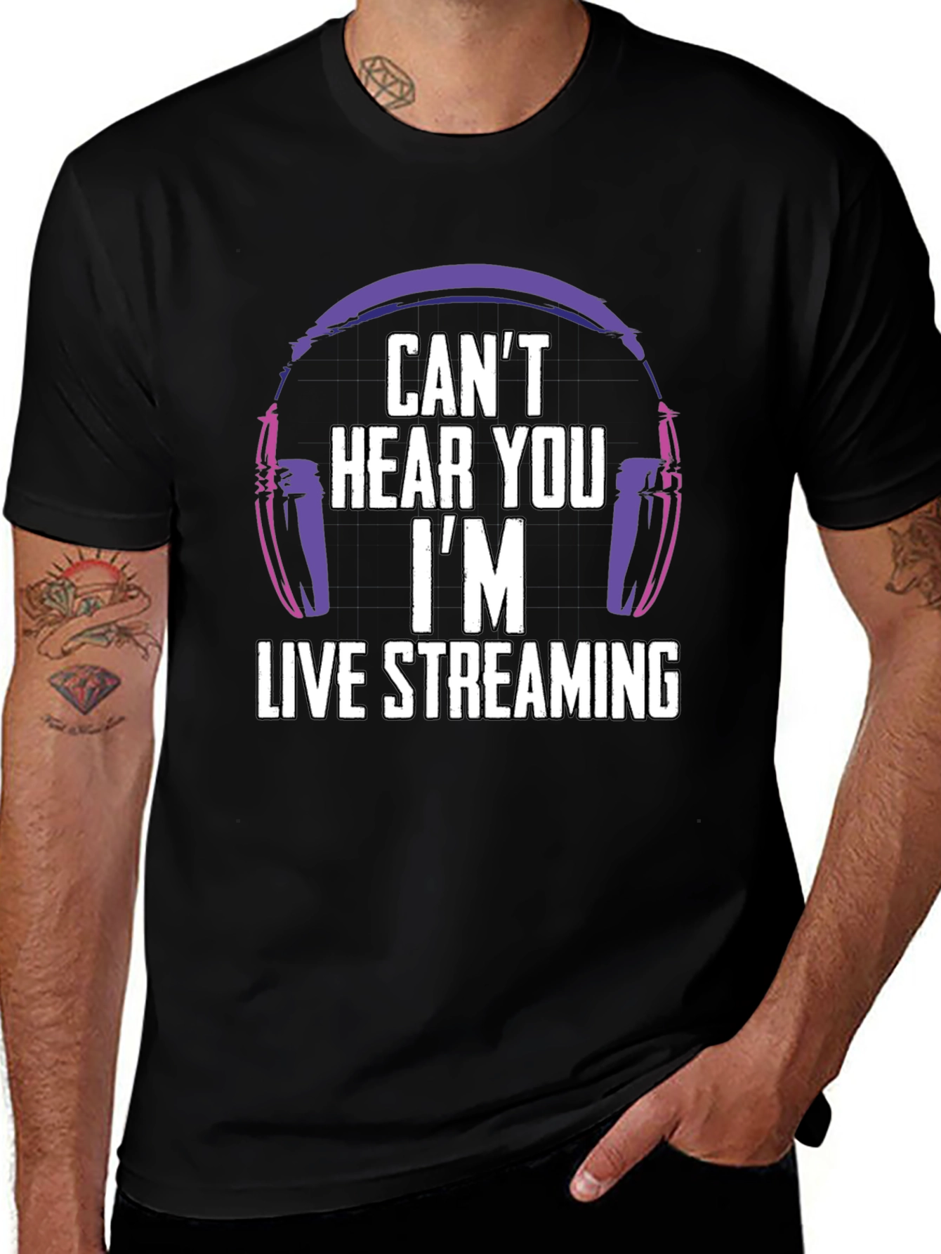 Cant Hear You Im Live Streaming T-Shirt