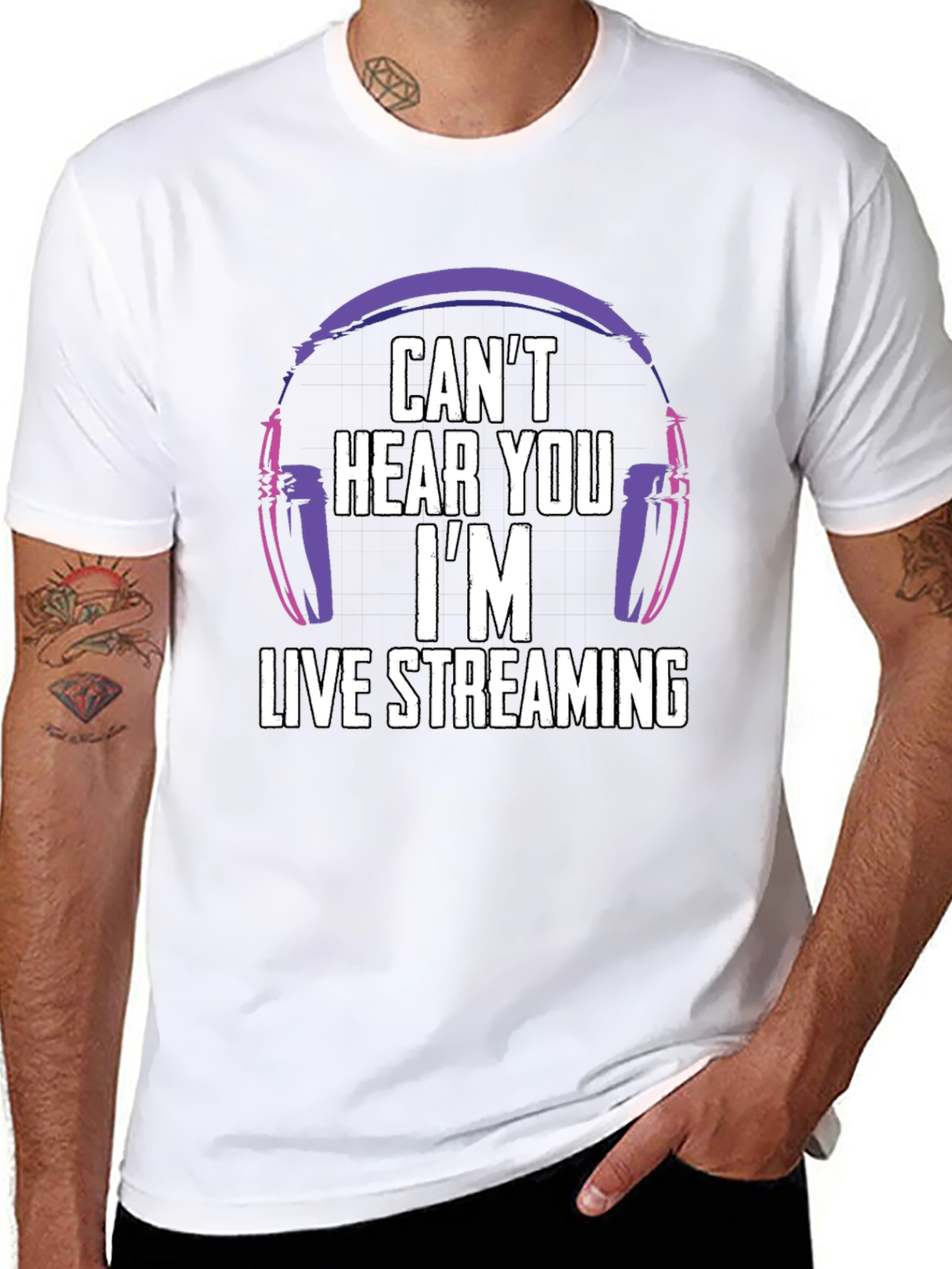 Cant Hear You Im Live Streaming T-Shirt