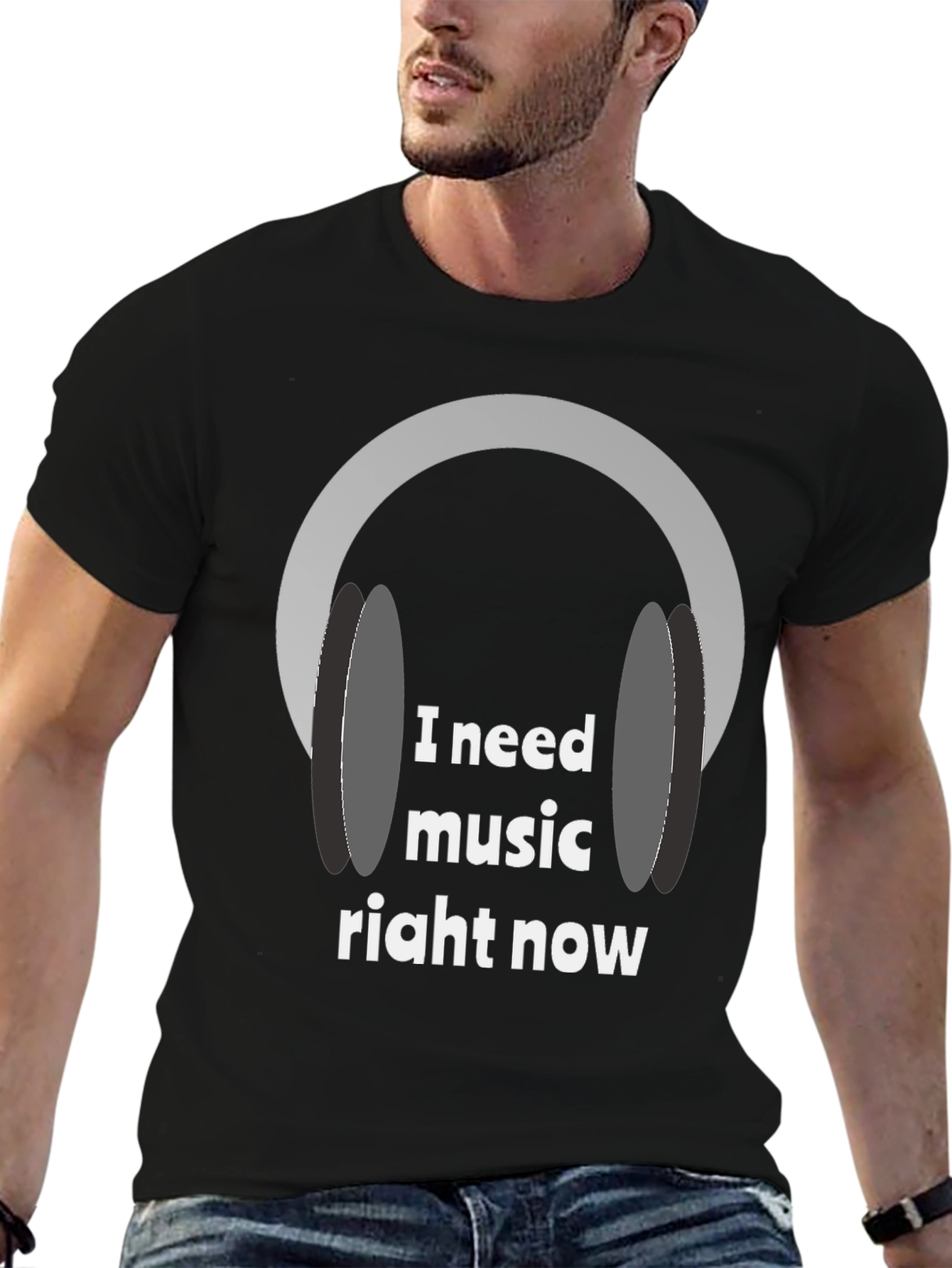 I Need Music Right Now Graphic Tee