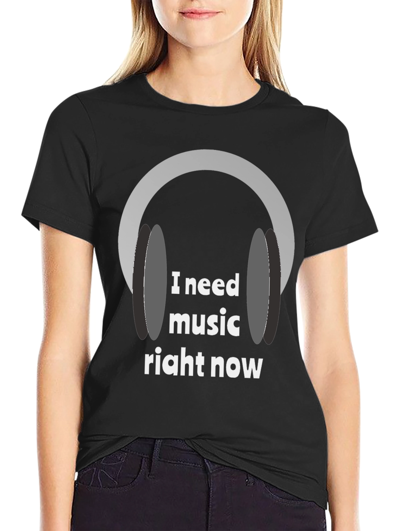 I Need Music Right Now Graphic Tee