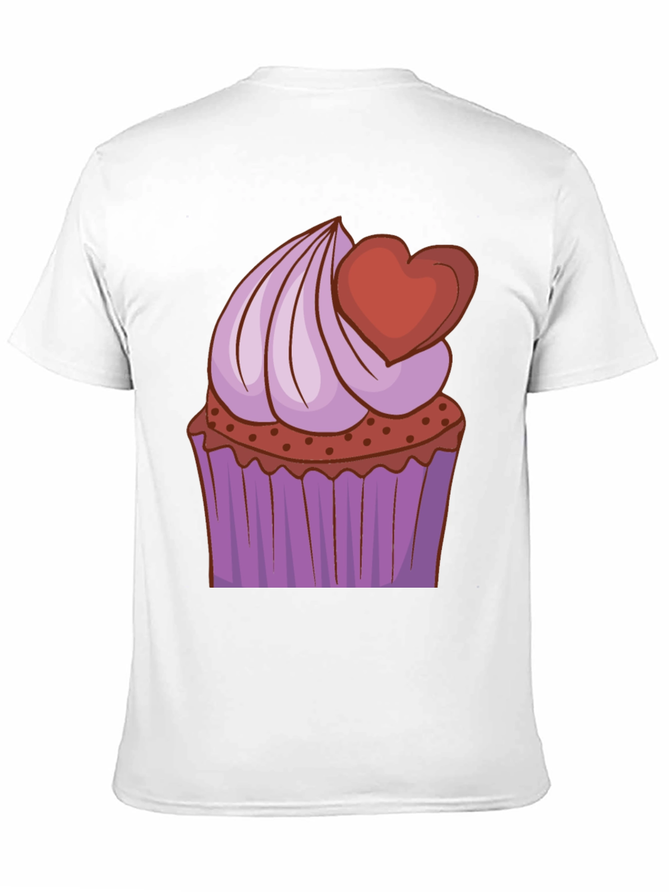 Cupcake Heart Graphic T-Shirt