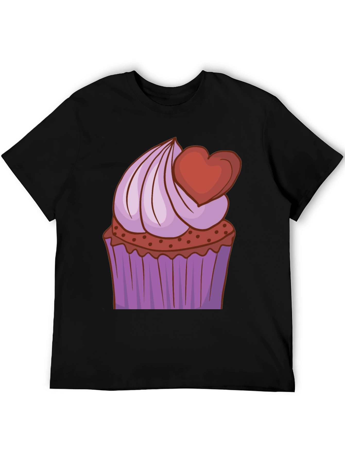 Cupcake Heart Graphic T-Shirt