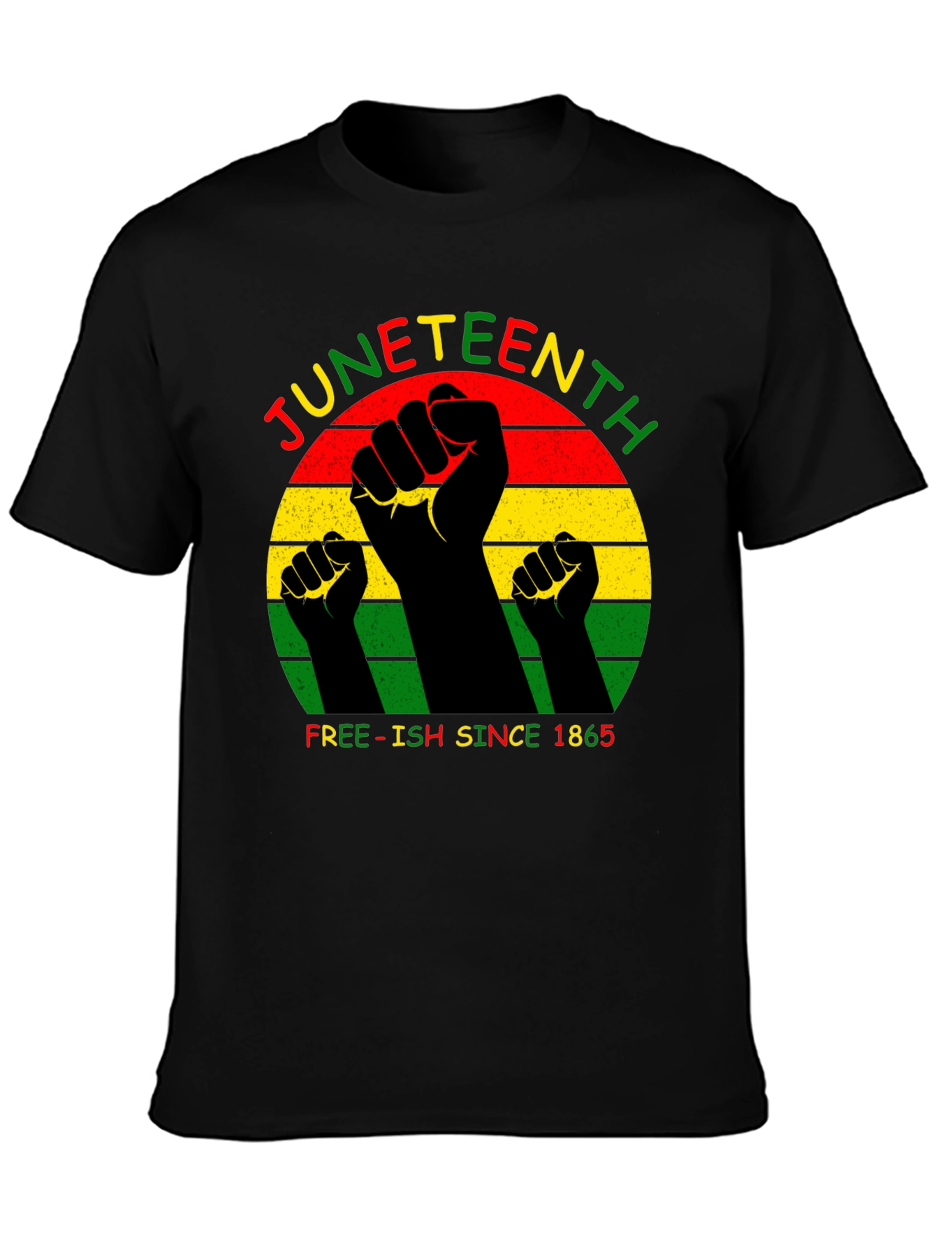 Juneteenth Black Power Fist T-Shirt