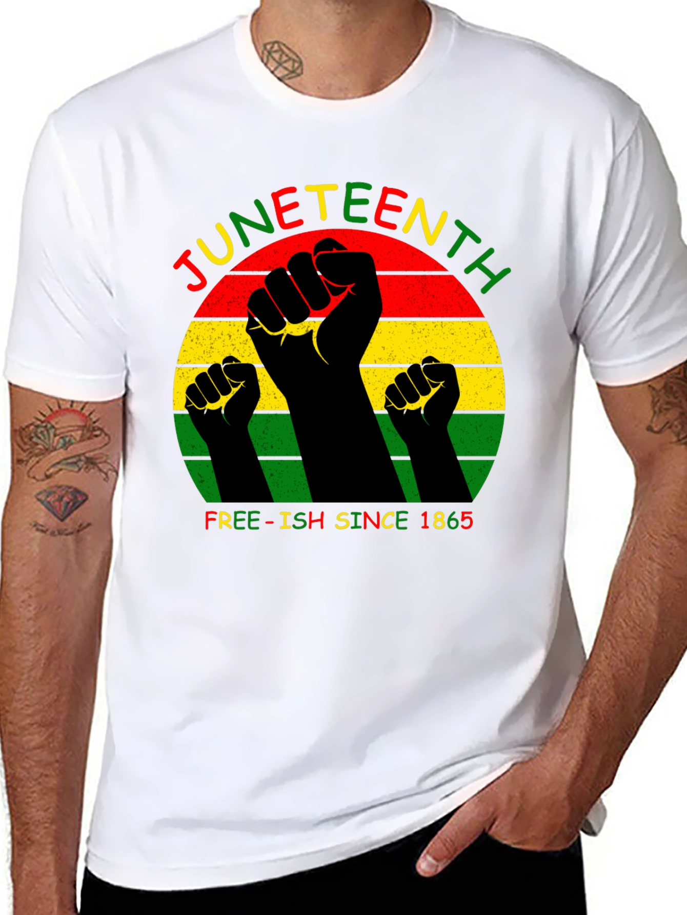 Juneteenth Black Power Fist T-Shirt