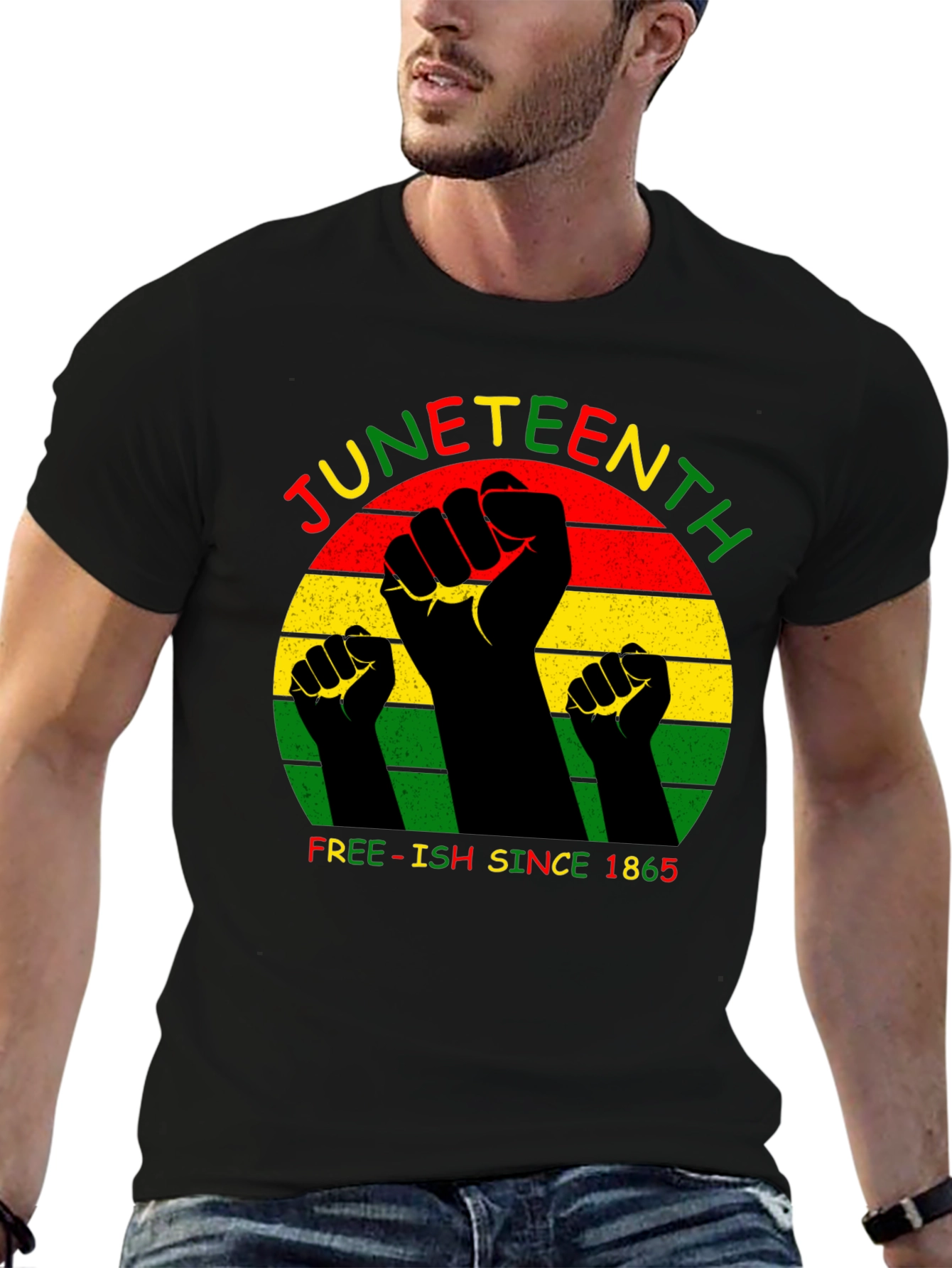 Juneteenth Black Power Fist T-Shirt