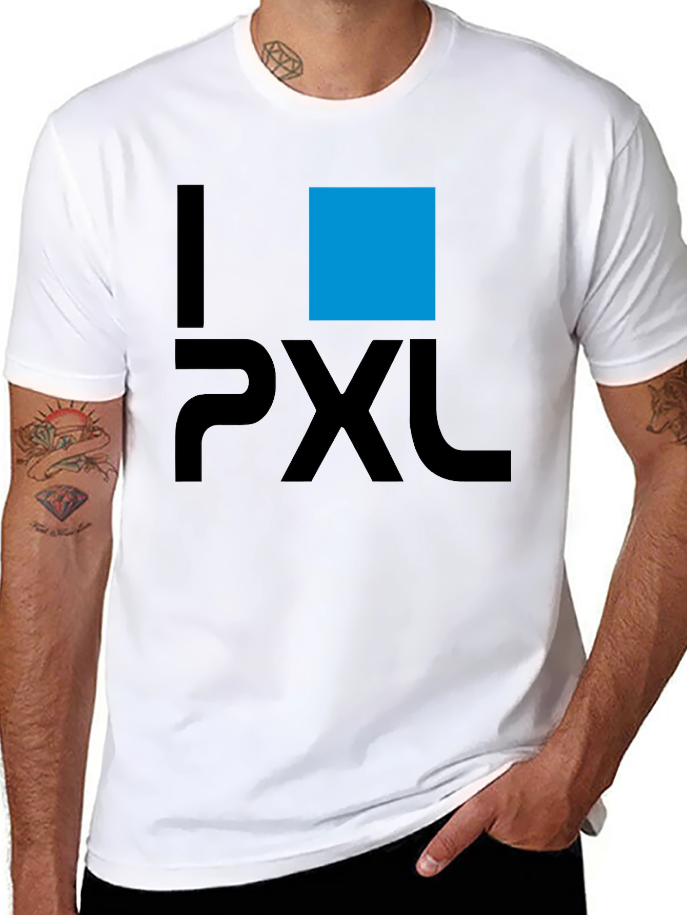 I Pixel T-Shirt - Modern Graphic Tee
