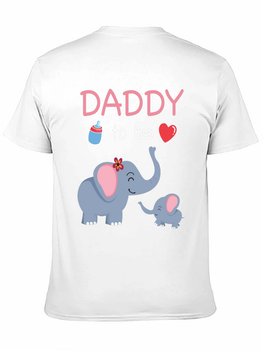 Daddy to be Elephant Graphic Tee