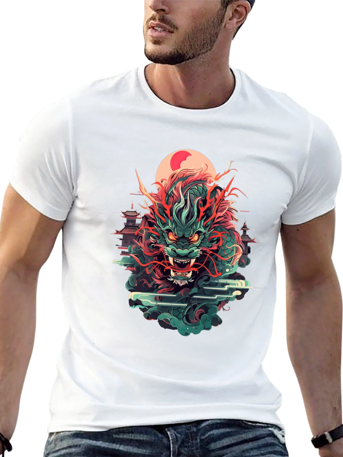 Dragon Graphic Tee - Bold & Unique Design