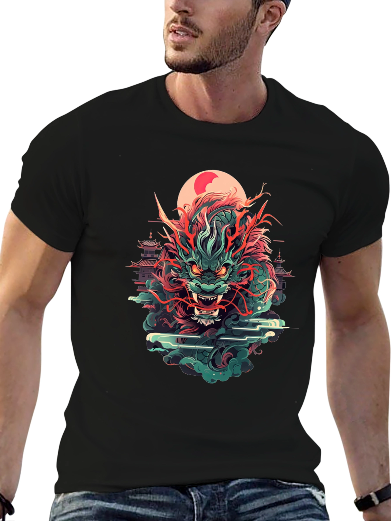 Dragon Graphic Tee - Bold & Unique Design