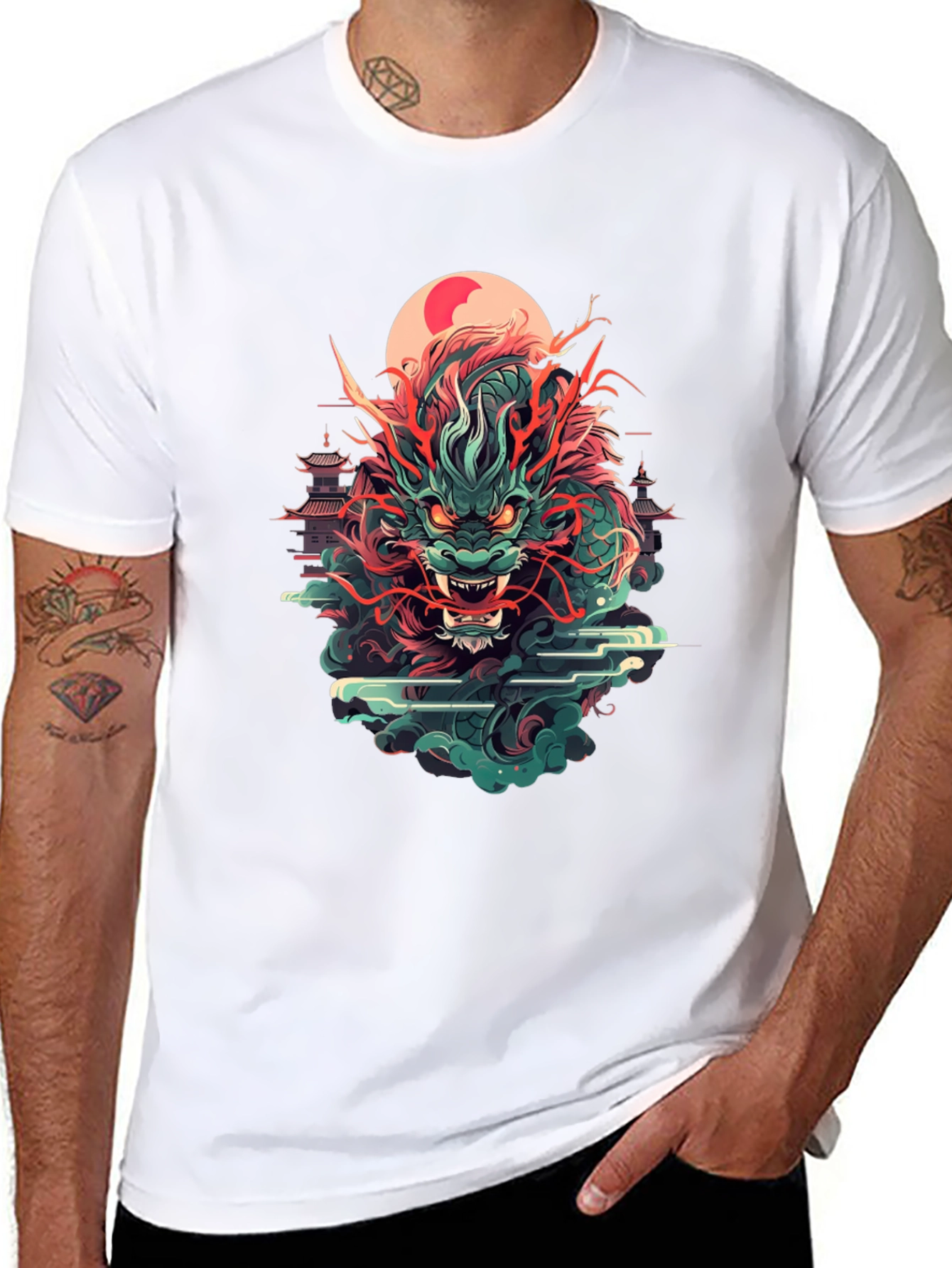 Dragon Graphic Tee - Bold & Unique Design