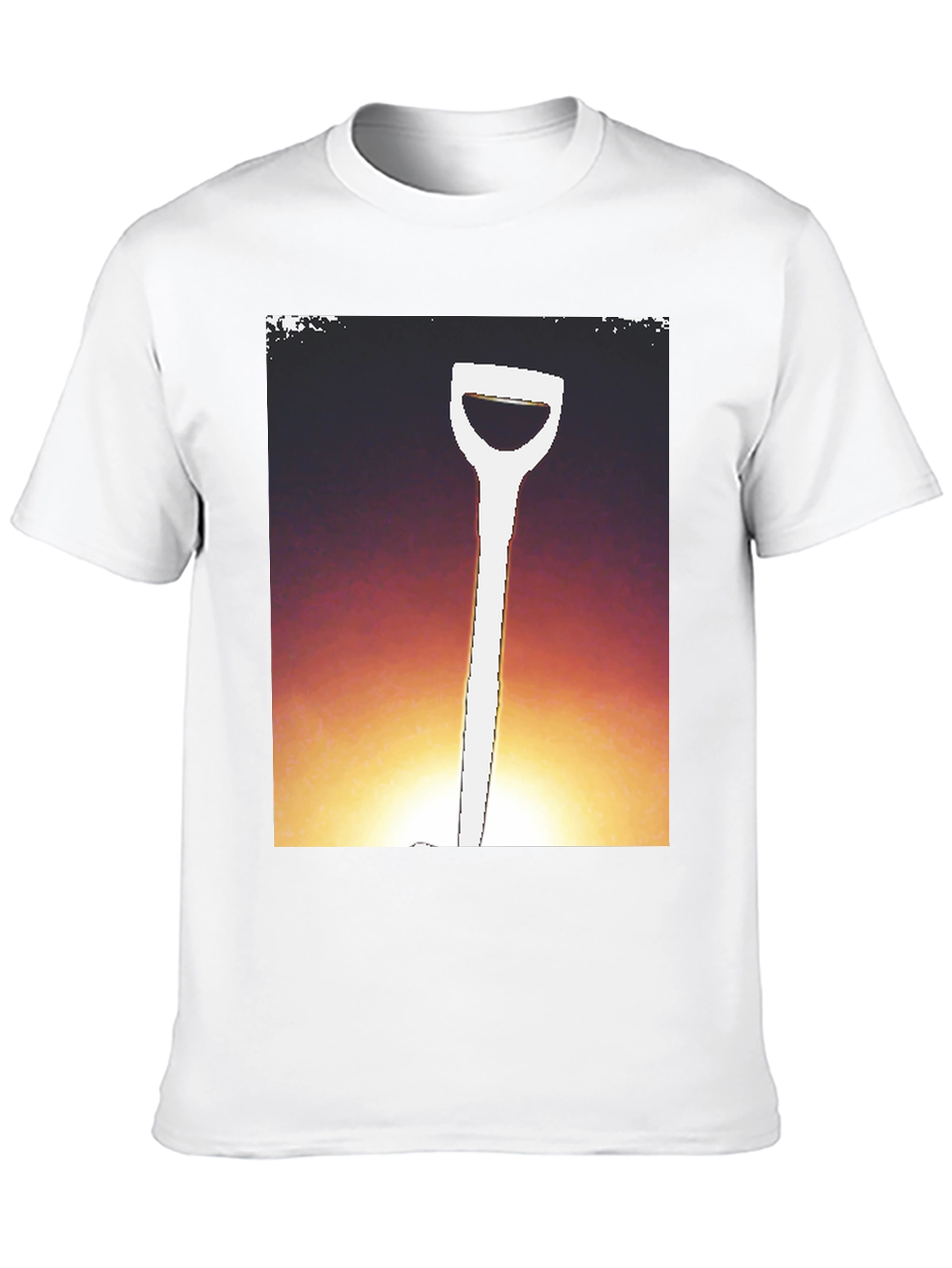 Shovel Graphic T-Shirt - Sunset Shovel Tee